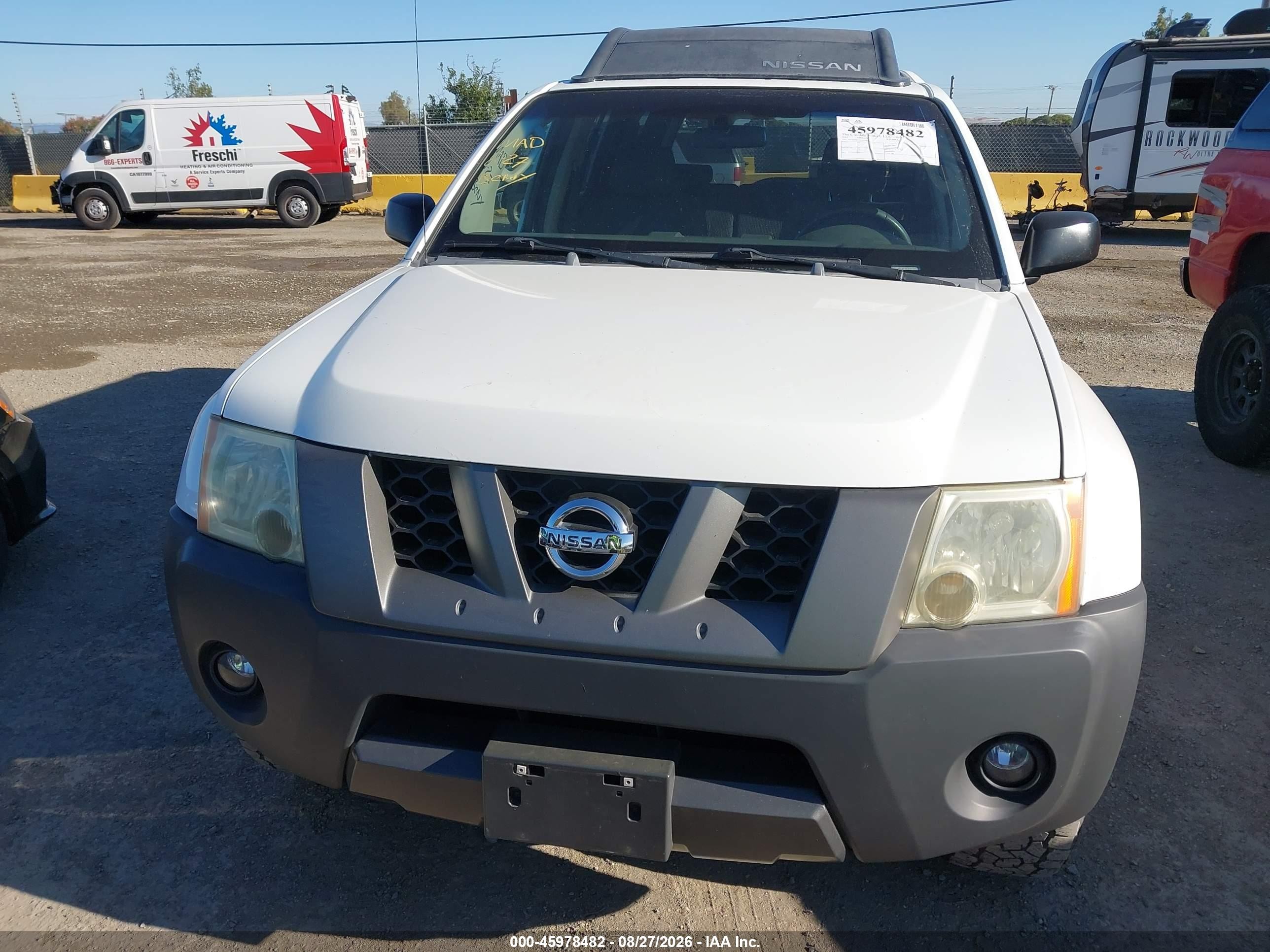 2005 Nissan Xterra Off Road White vin: 5N1AN08U95C650895