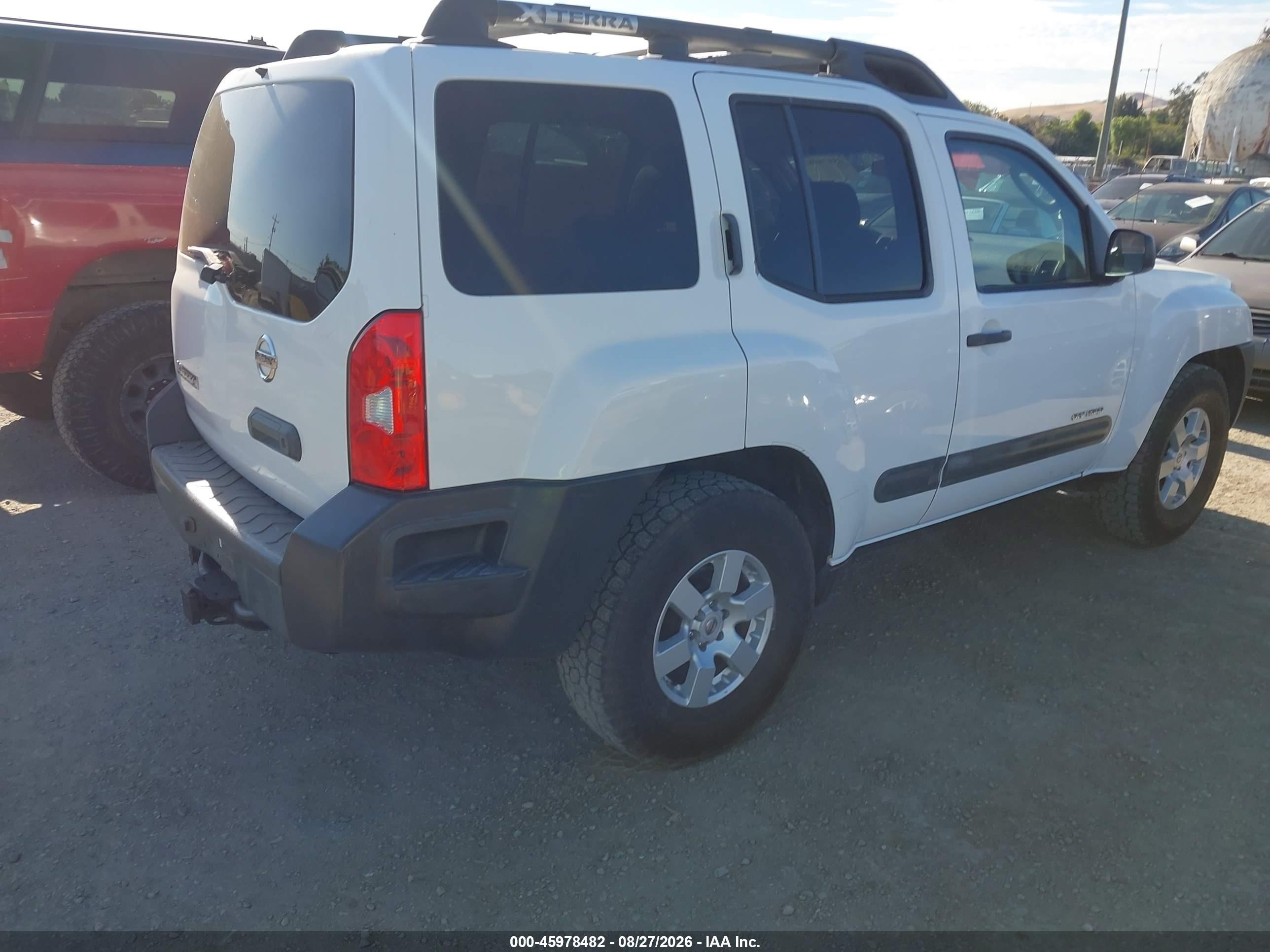 2005 Nissan Xterra Off Road White vin: 5N1AN08U95C650895