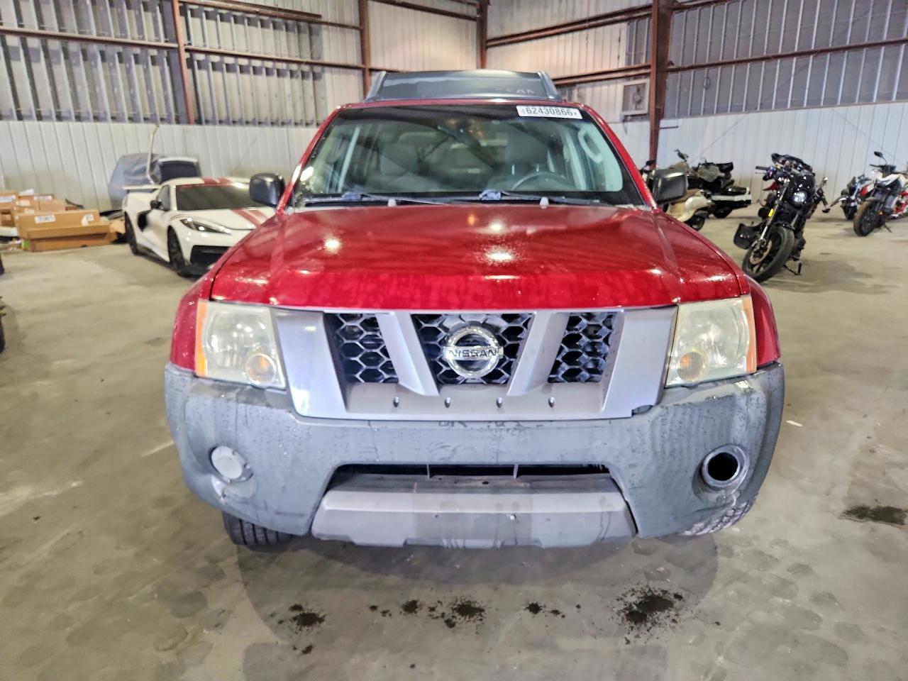2007 Nissan Xterra X Red vin: 5N1AN08U97C516634