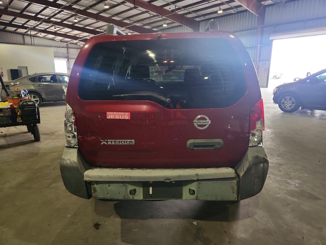 2007 Nissan Xterra X Red vin: 5N1AN08U97C516634