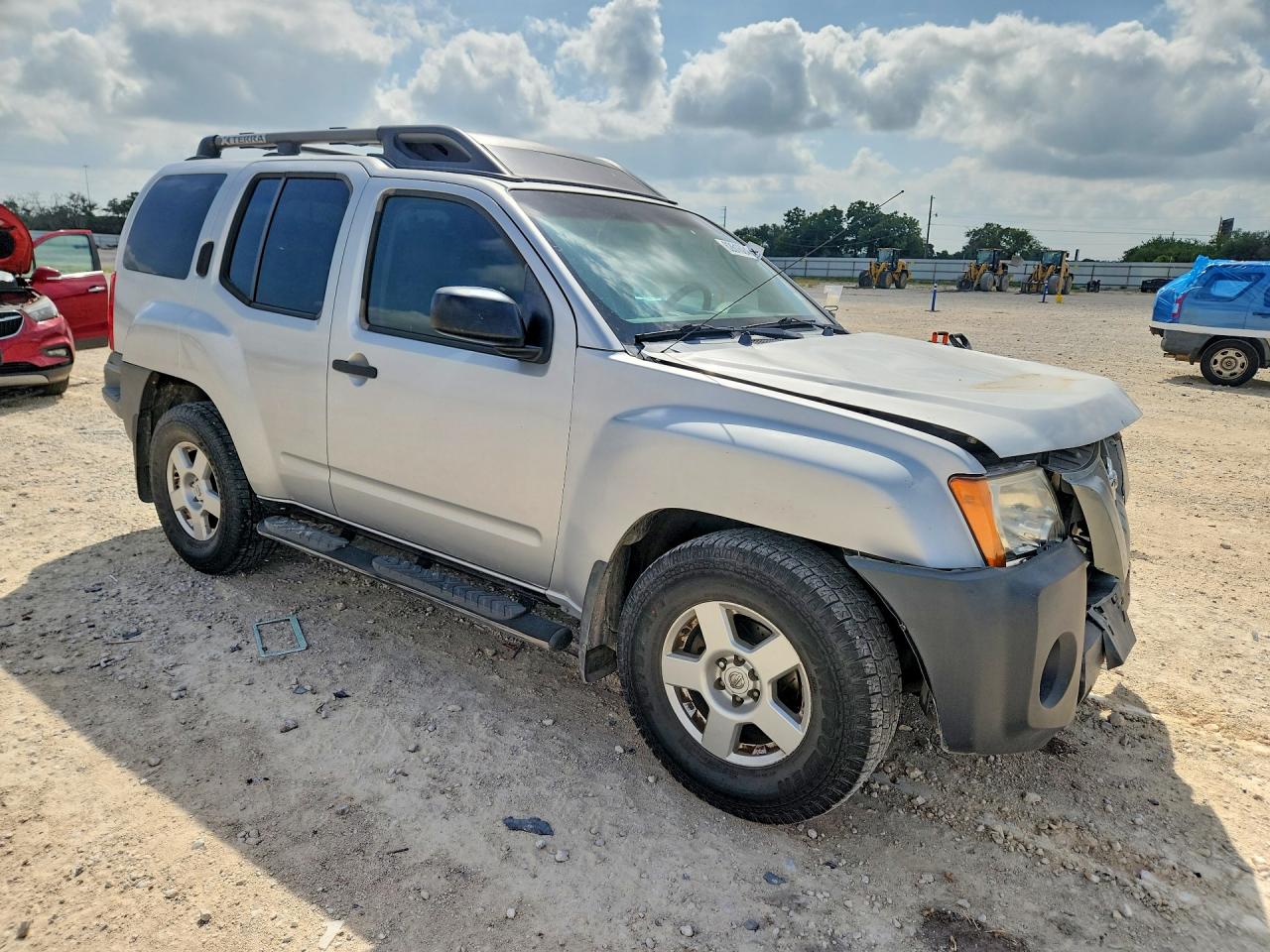 2008 Nissan Xterra X Silver vin: 5N1AN08U98C508793
