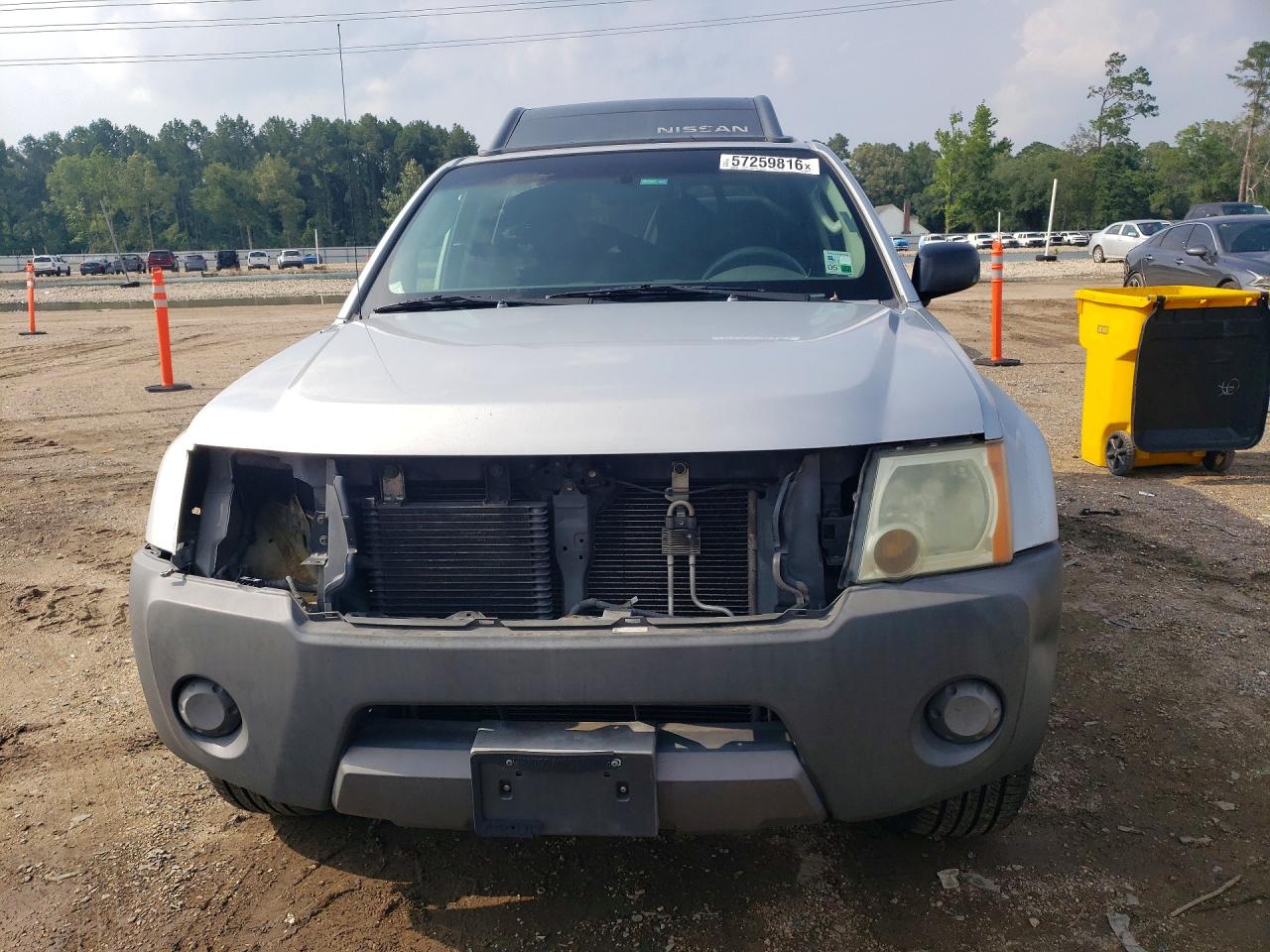 2008 Nissan Xterra X Silver vin: 5N1AN08U98C529787