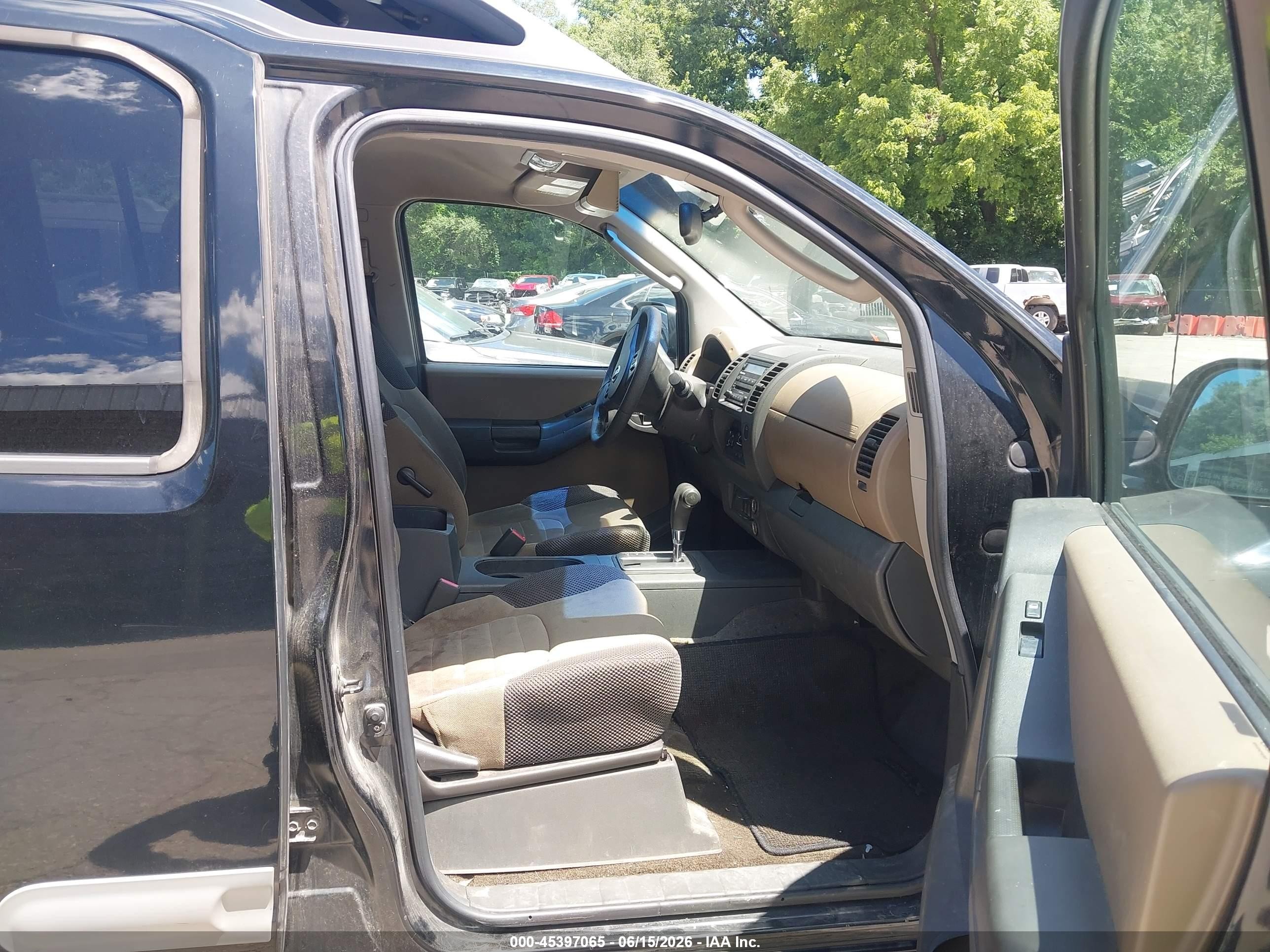 2005 Nissan Xterra Se Black vin: 5N1AN08UX5C608624