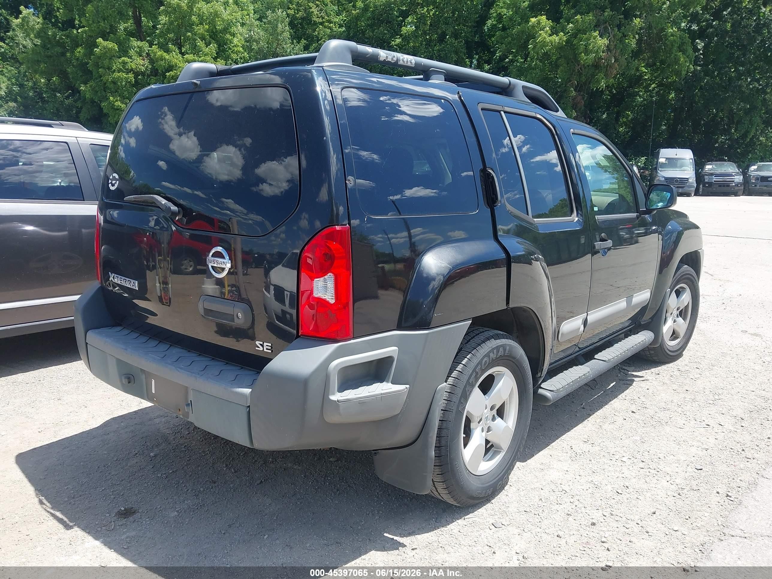 2005 Nissan Xterra Se Black vin: 5N1AN08UX5C608624