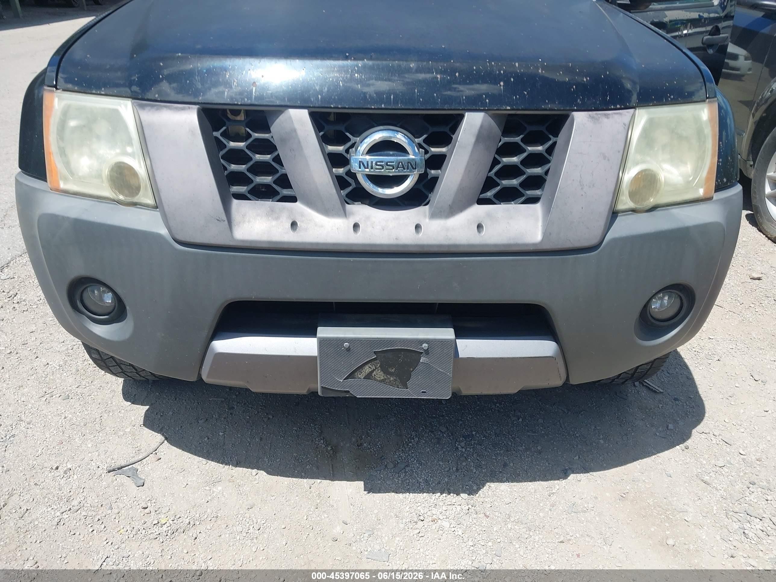 2005 Nissan Xterra Se Black vin: 5N1AN08UX5C608624