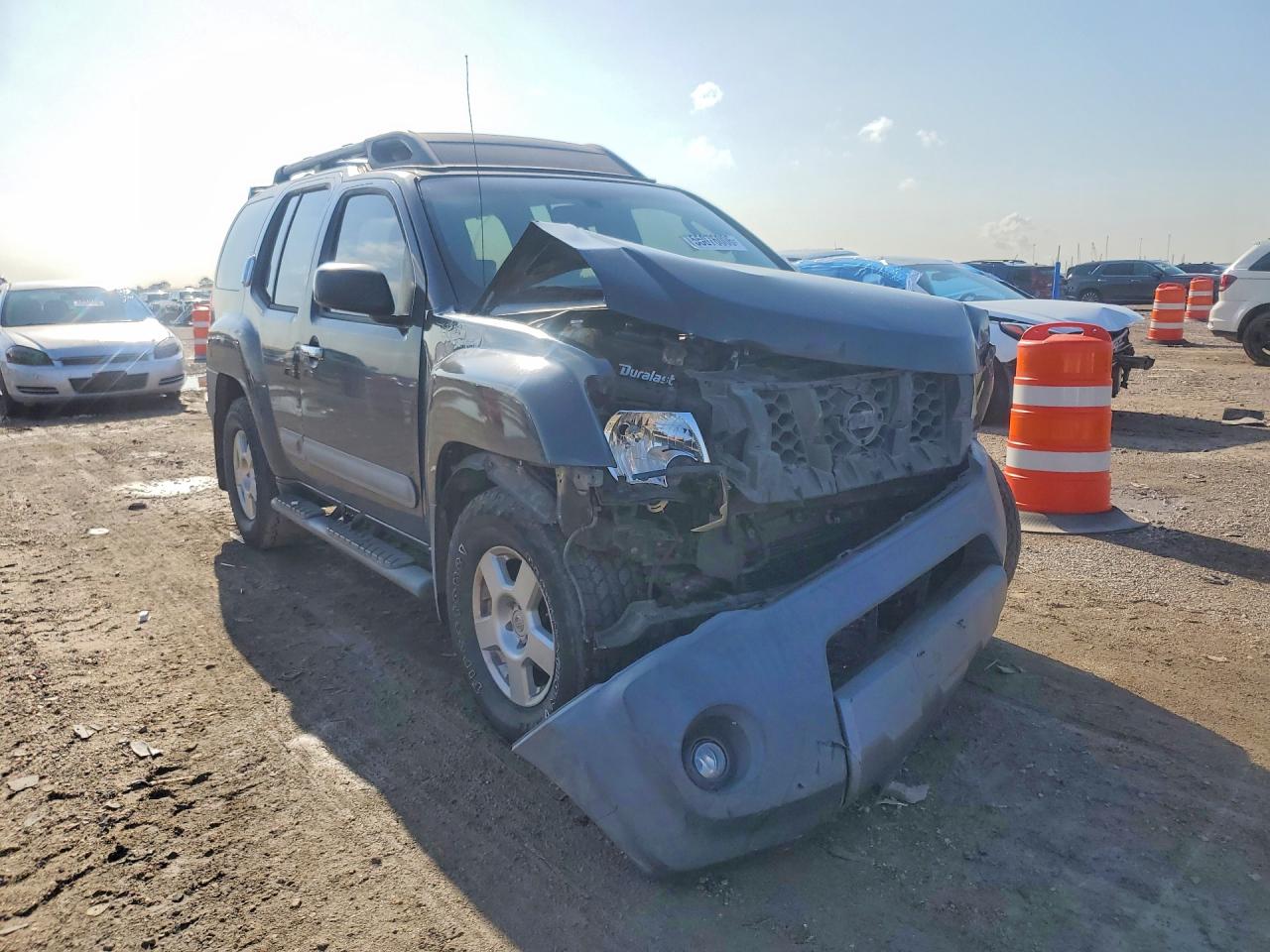 2006 Nissan Xterra X Gray vin: 5N1AN08UX6C527107