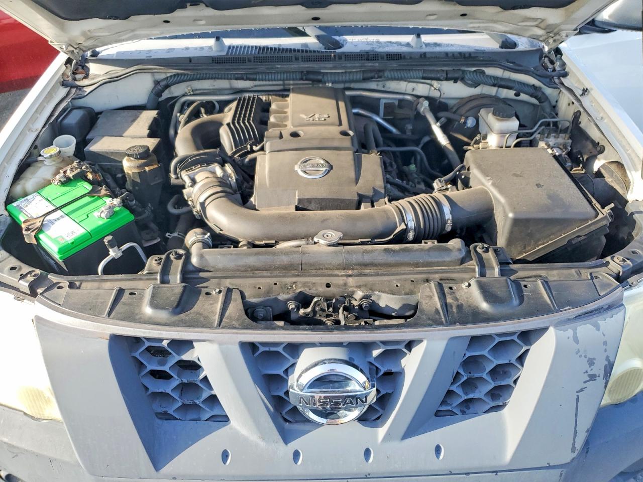 2008 Nissan Xterra X White vin: 5N1AN08UX8C502324