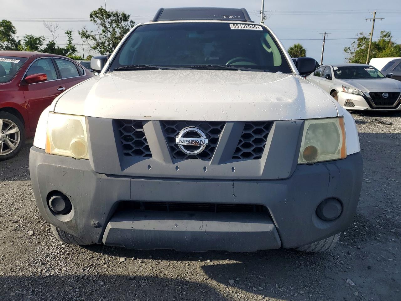 2008 Nissan Xterra X White vin: 5N1AN08UX8C502324