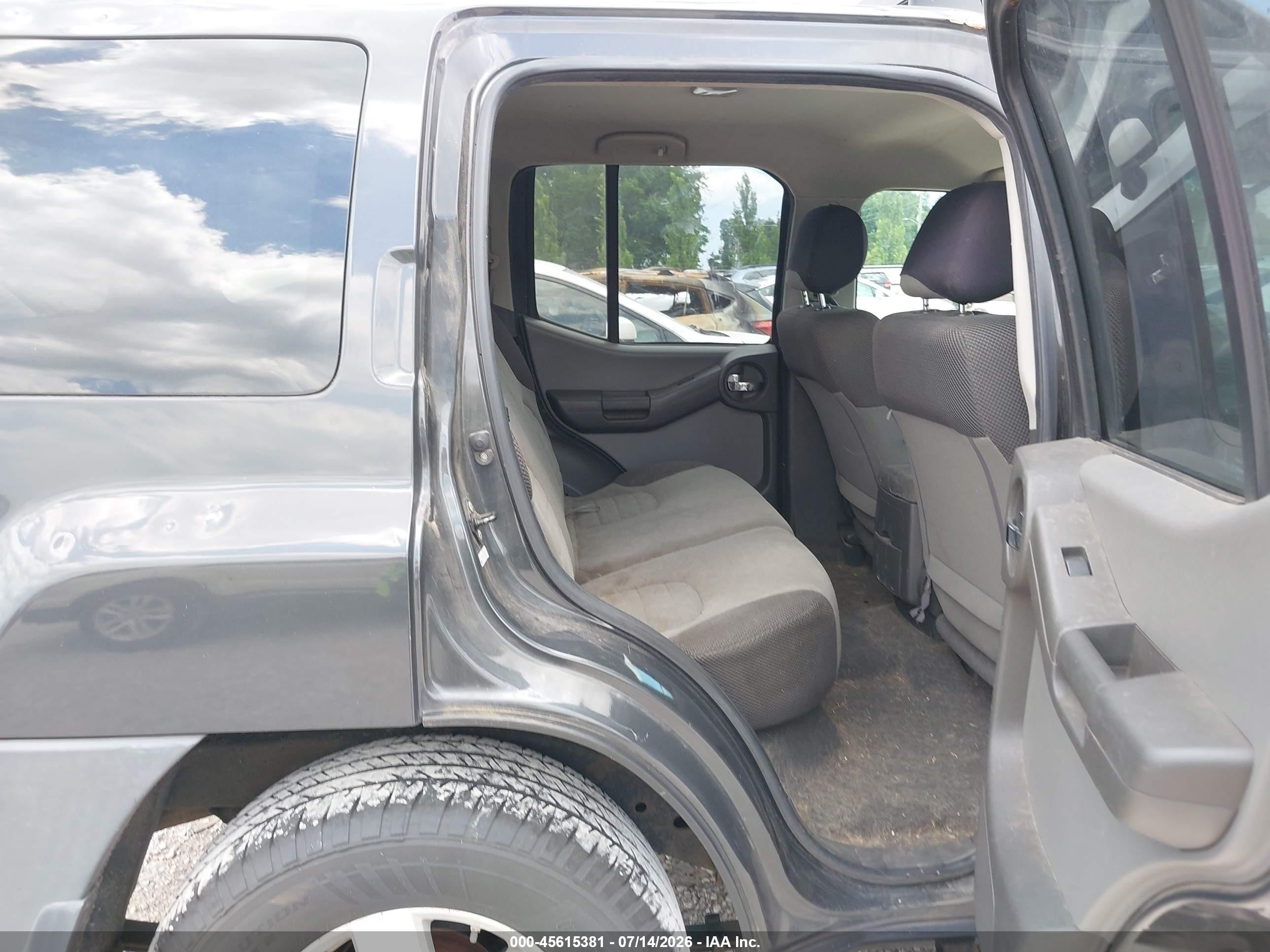 2008 Nissan Xterra S Gray vin: 5N1AN08UX8C508608