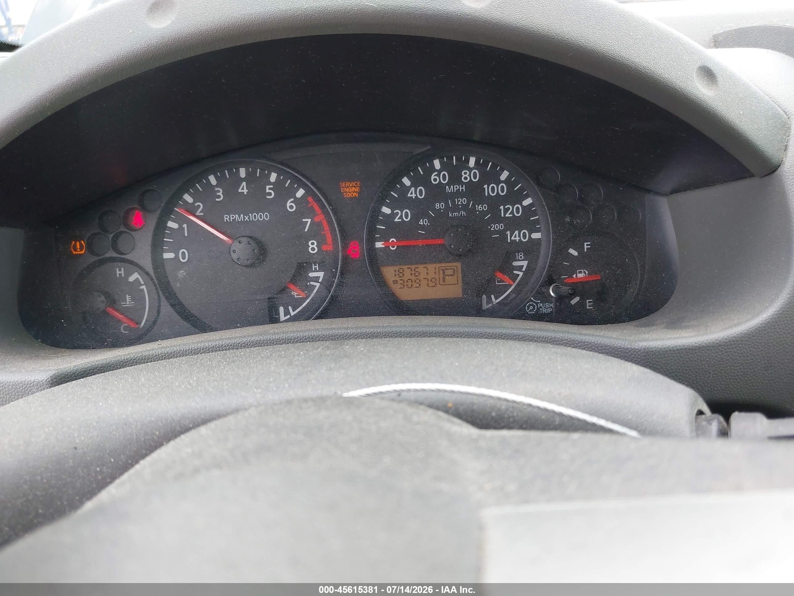 2008 Nissan Xterra S Gray vin: 5N1AN08UX8C508608