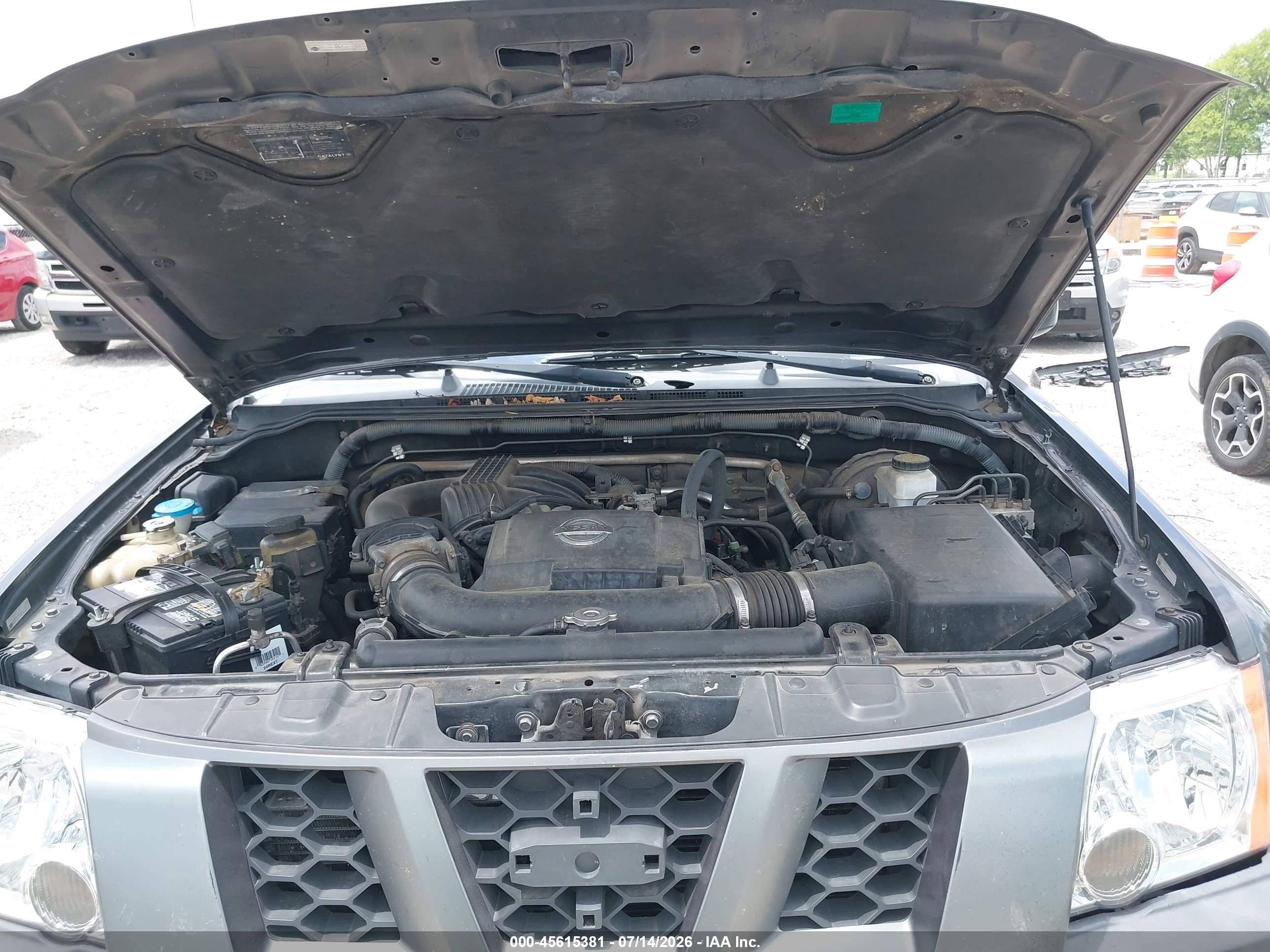 2008 Nissan Xterra S Gray vin: 5N1AN08UX8C508608