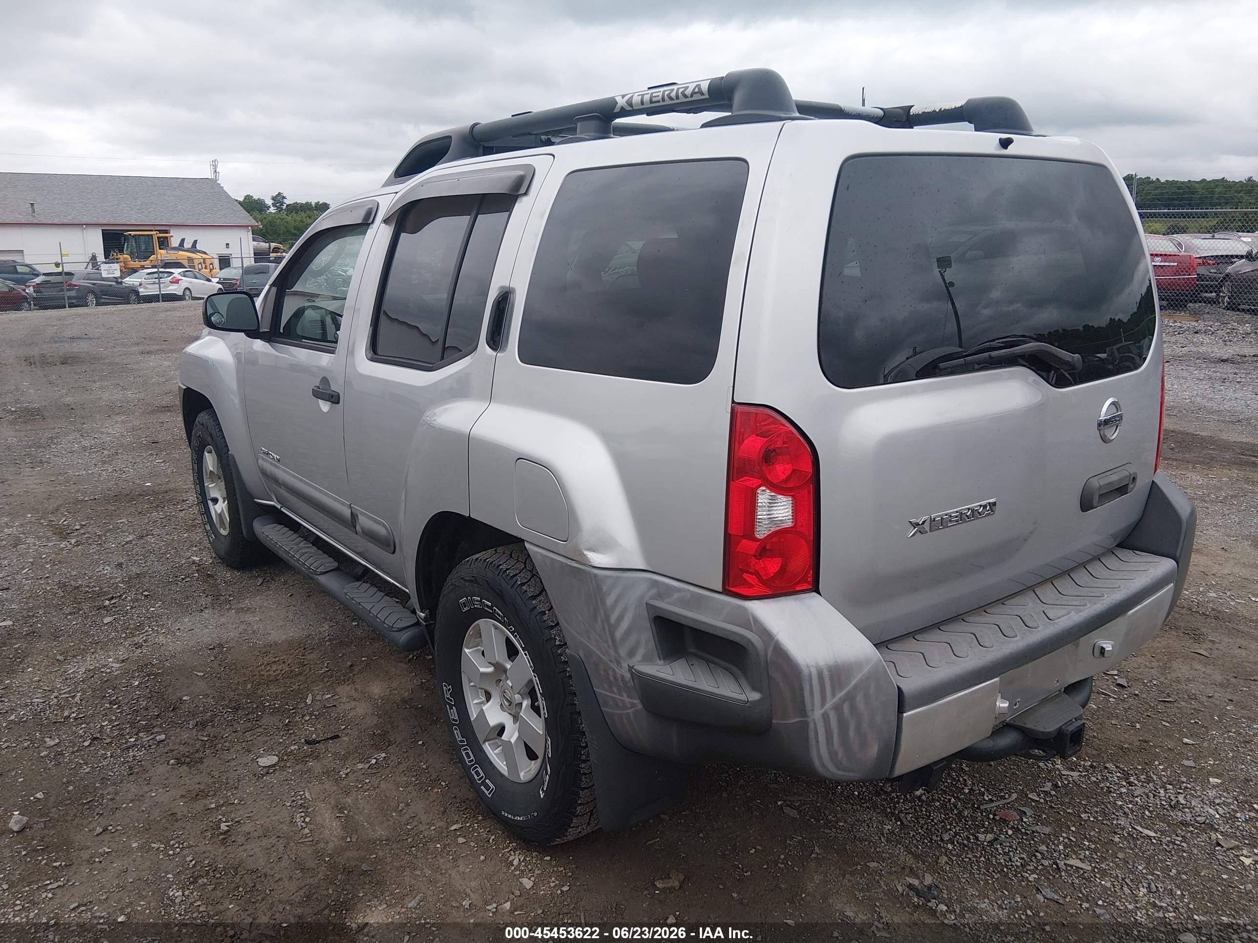 2005 Nissan Xterra Off Road Silver vin: 5N1AN08W05C658434