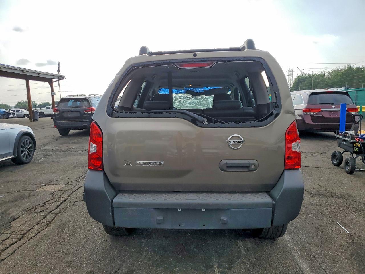 2006 Nissan Xterra X Gray vin: 5N1AN08W06C533774