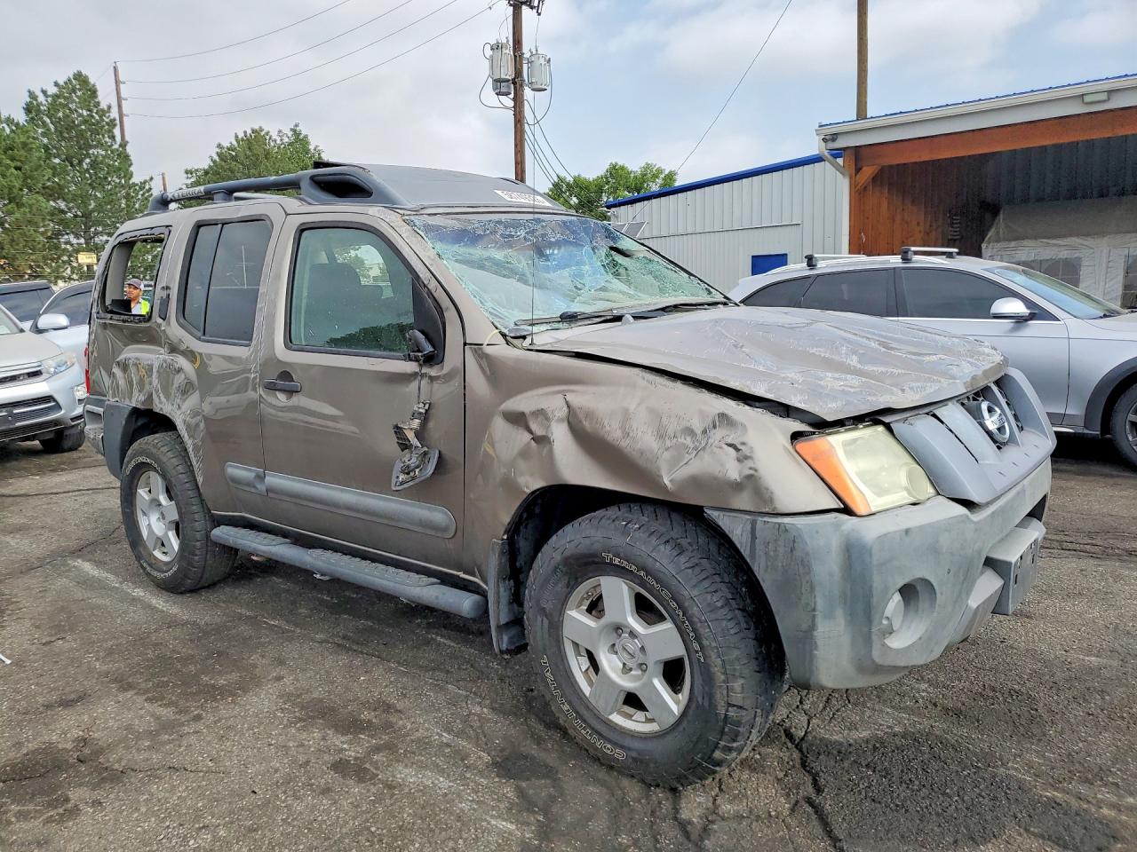 2006 Nissan Xterra X Gray vin: 5N1AN08W06C533774