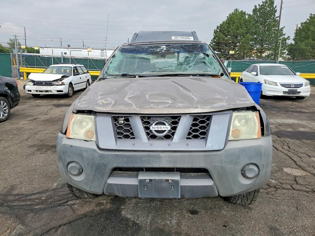 2006 Nissan Xterra X Gray vin: 5N1AN08W06C533774
