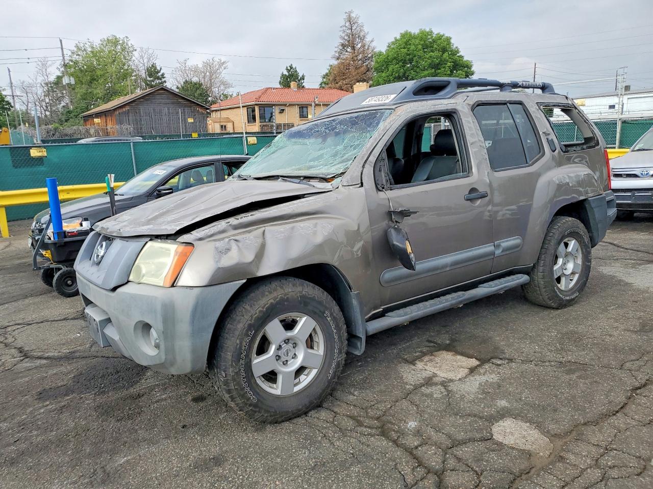 2006 Nissan Xterra X Gray vin: 5N1AN08W06C533774