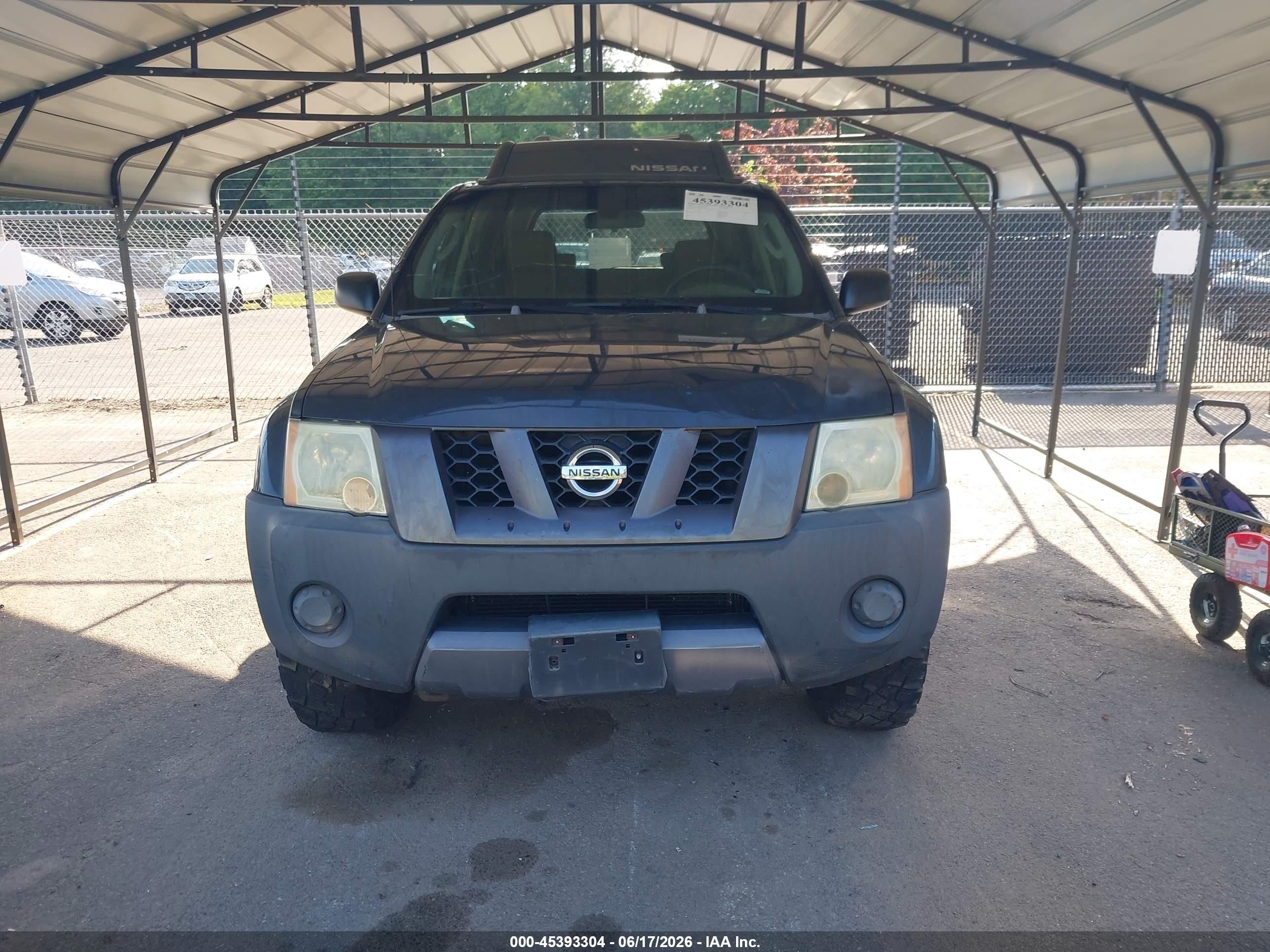 2006 Nissan Xterra S Gray vin: 5N1AN08W06C547805