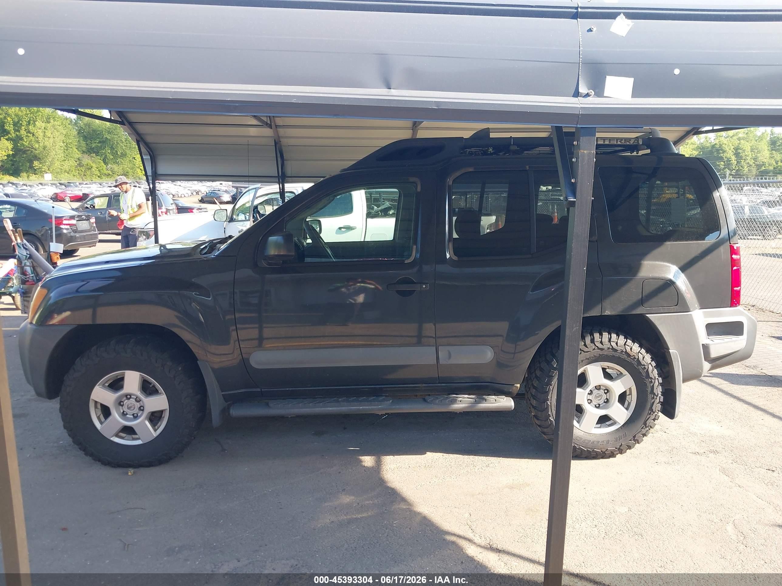 2006 Nissan Xterra S Gray vin: 5N1AN08W06C547805