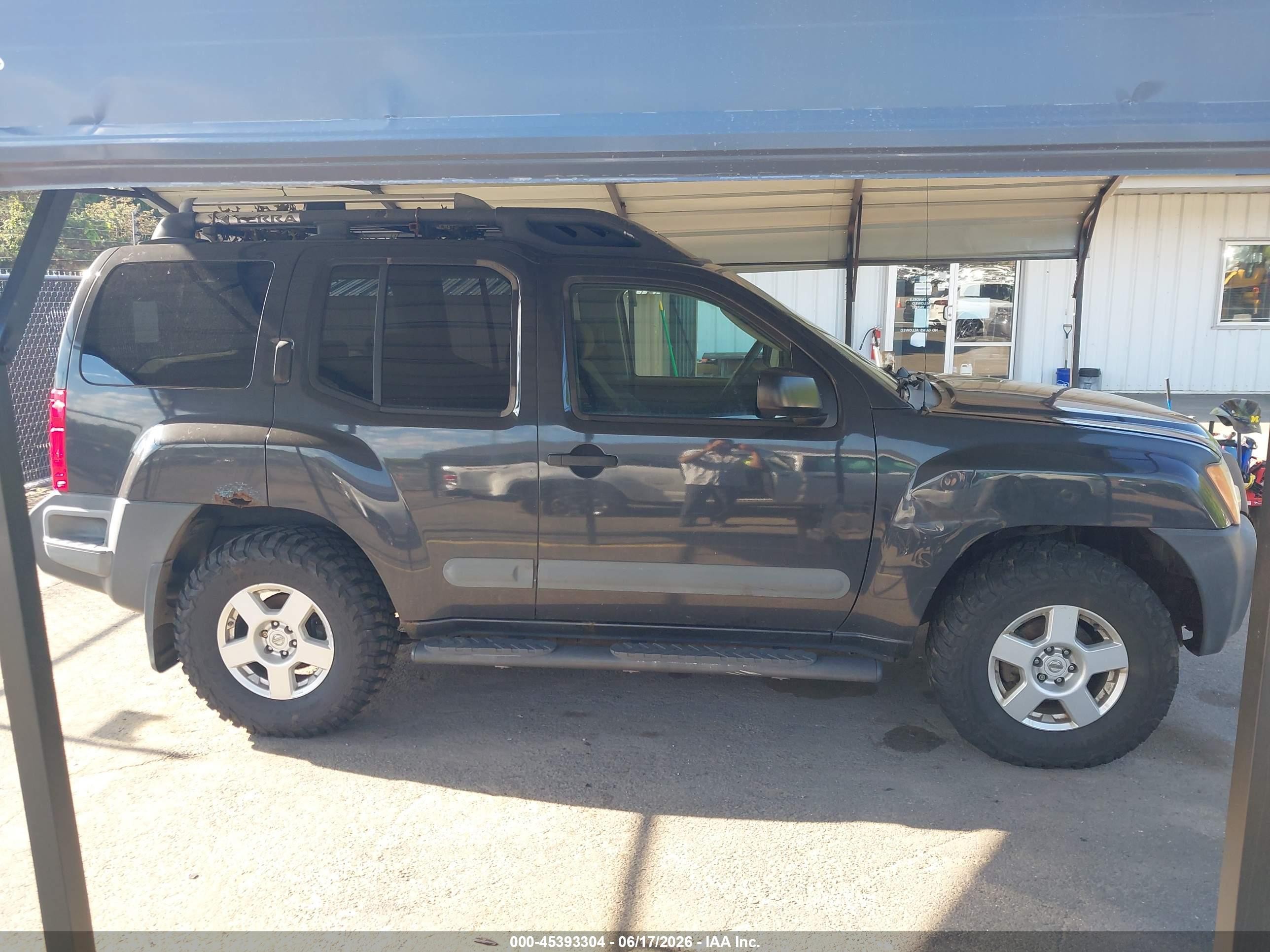 2006 Nissan Xterra S Gray vin: 5N1AN08W06C547805