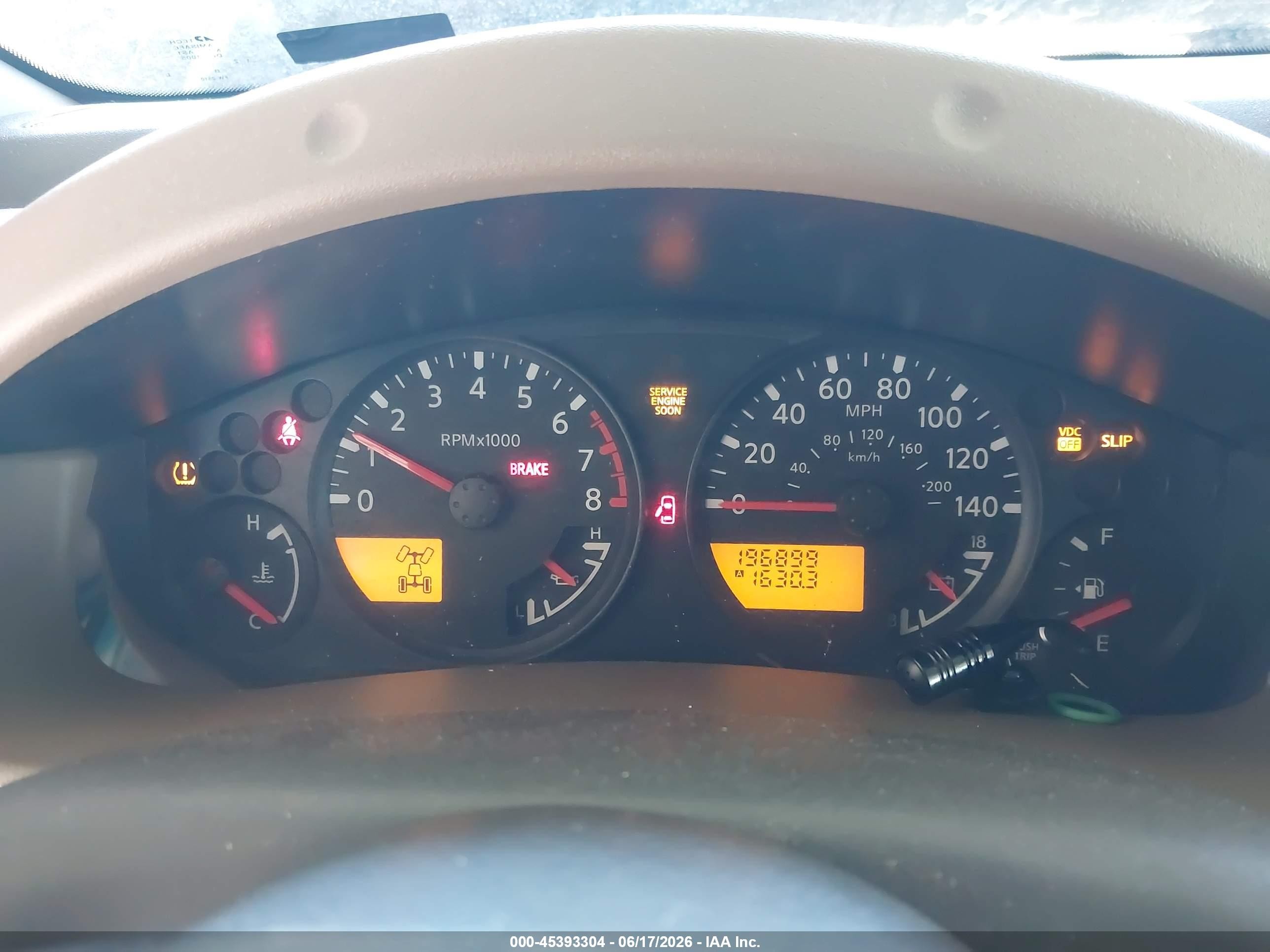 2006 Nissan Xterra S Gray vin: 5N1AN08W06C547805