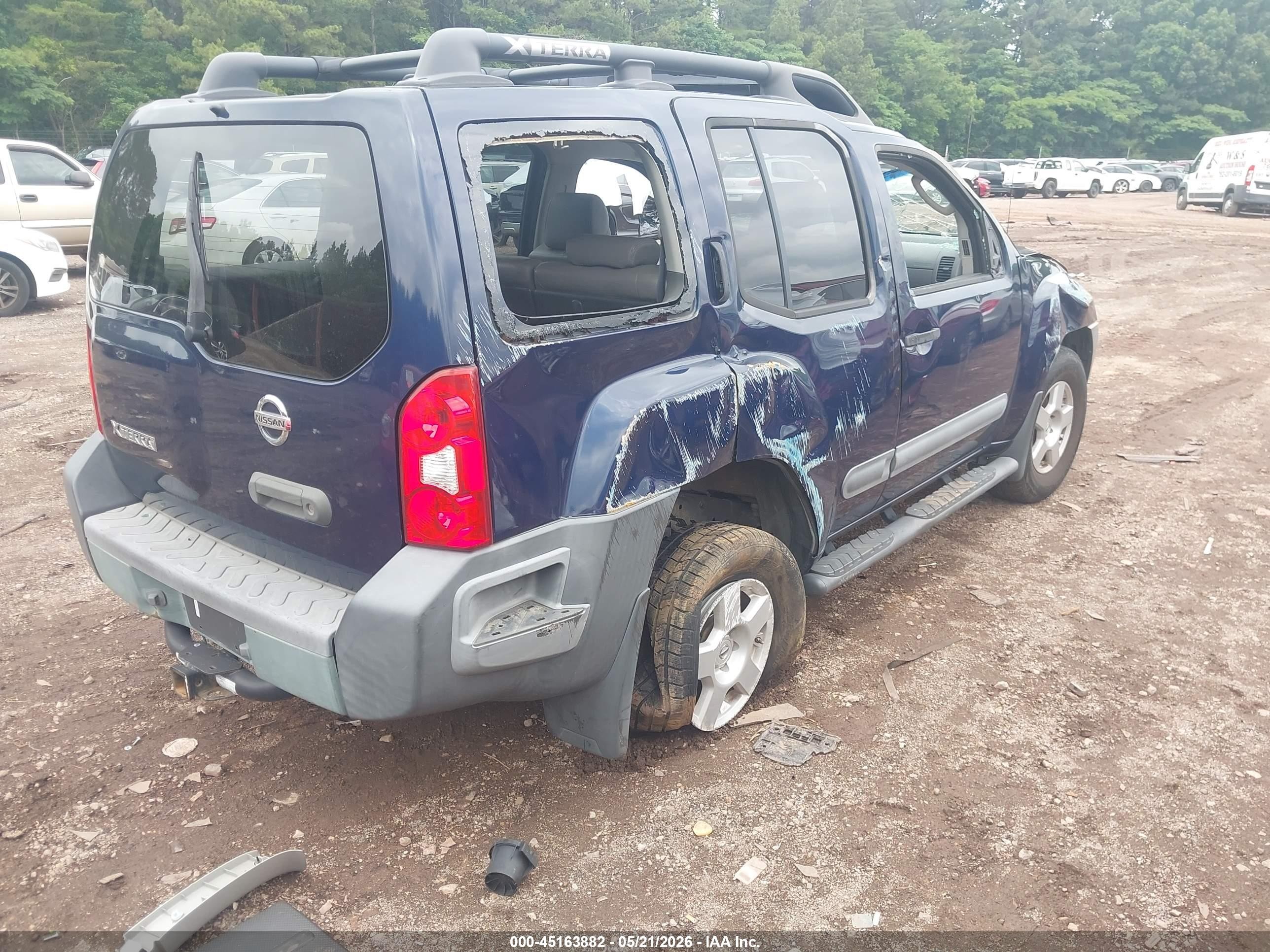 2006 Nissan Xterra S Dark Blue vin: 5N1AN08W06C549280