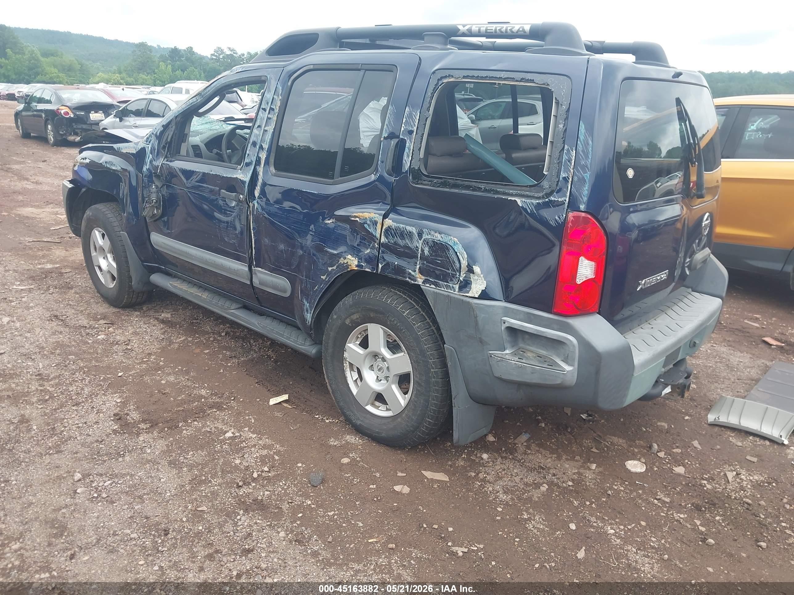 2006 Nissan Xterra S Dark Blue vin: 5N1AN08W06C549280