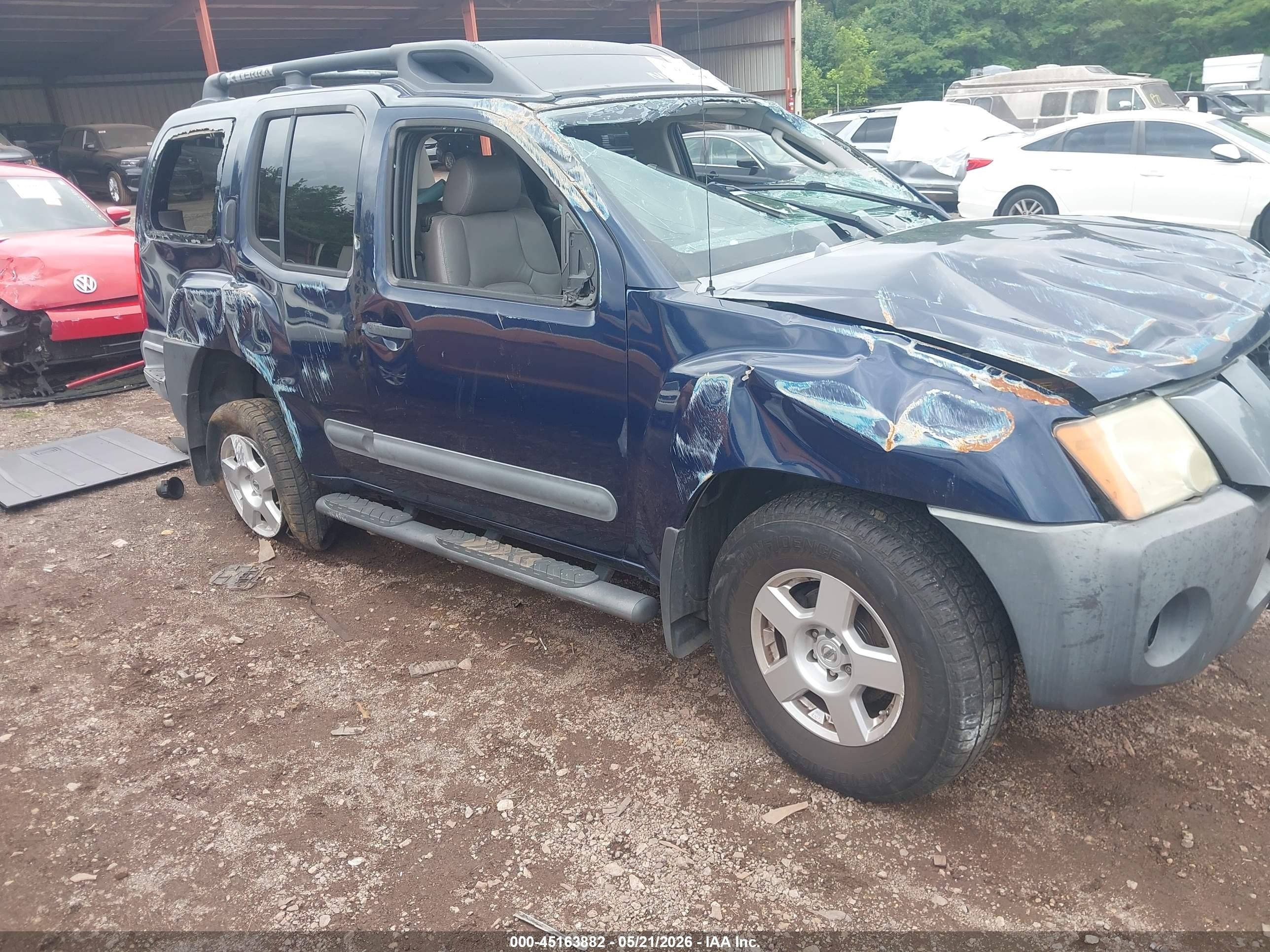 2006 Nissan Xterra S Dark Blue vin: 5N1AN08W06C549280