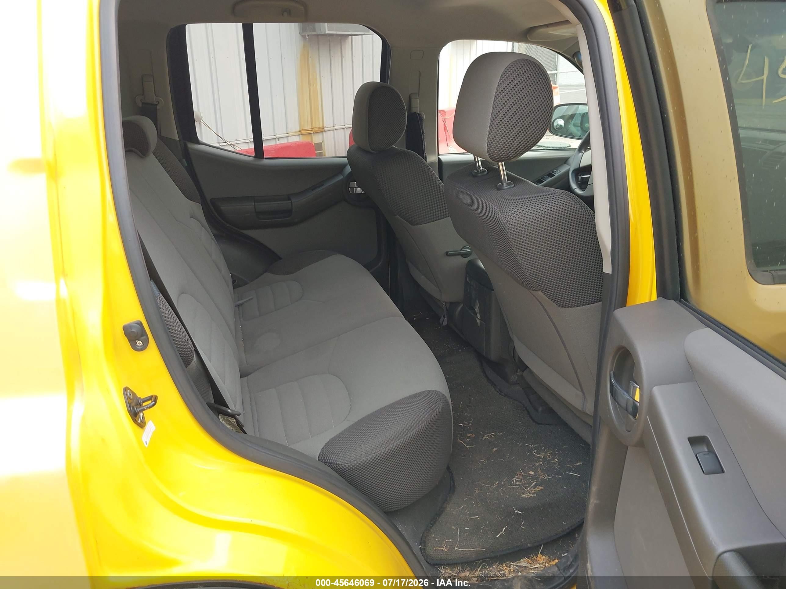 2007 Nissan Xterra S Желтый vin: 5N1AN08W07C514580