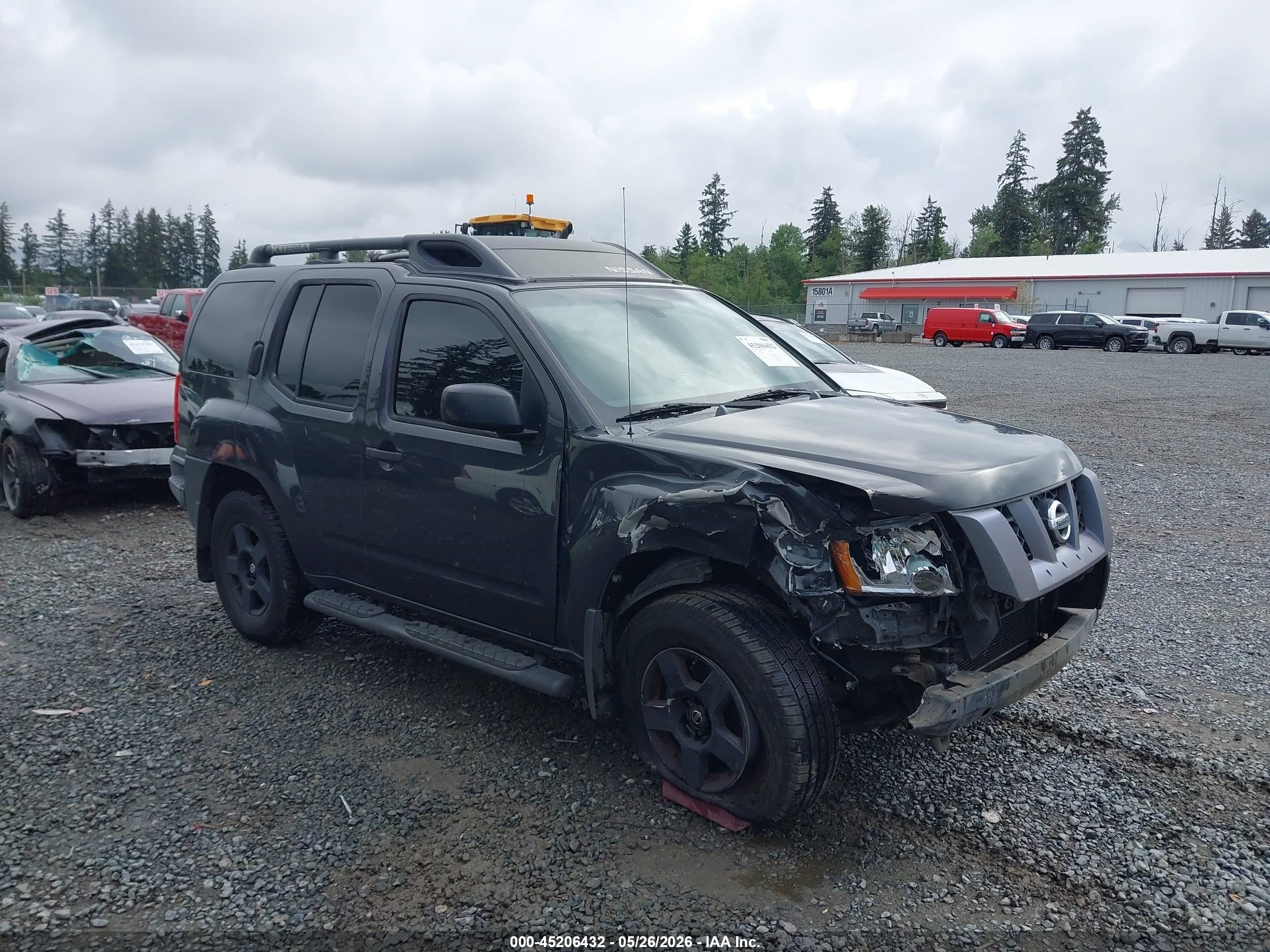 2007 Nissan Xterra S Gray vin: 5N1AN08W07C540306