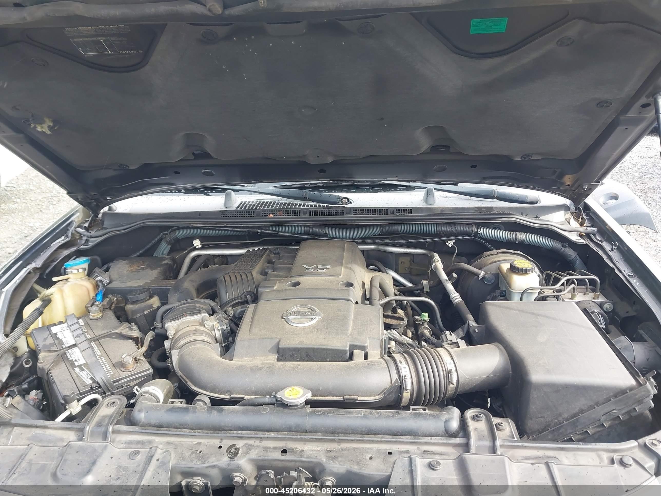 2007 Nissan Xterra S Gray vin: 5N1AN08W07C540306