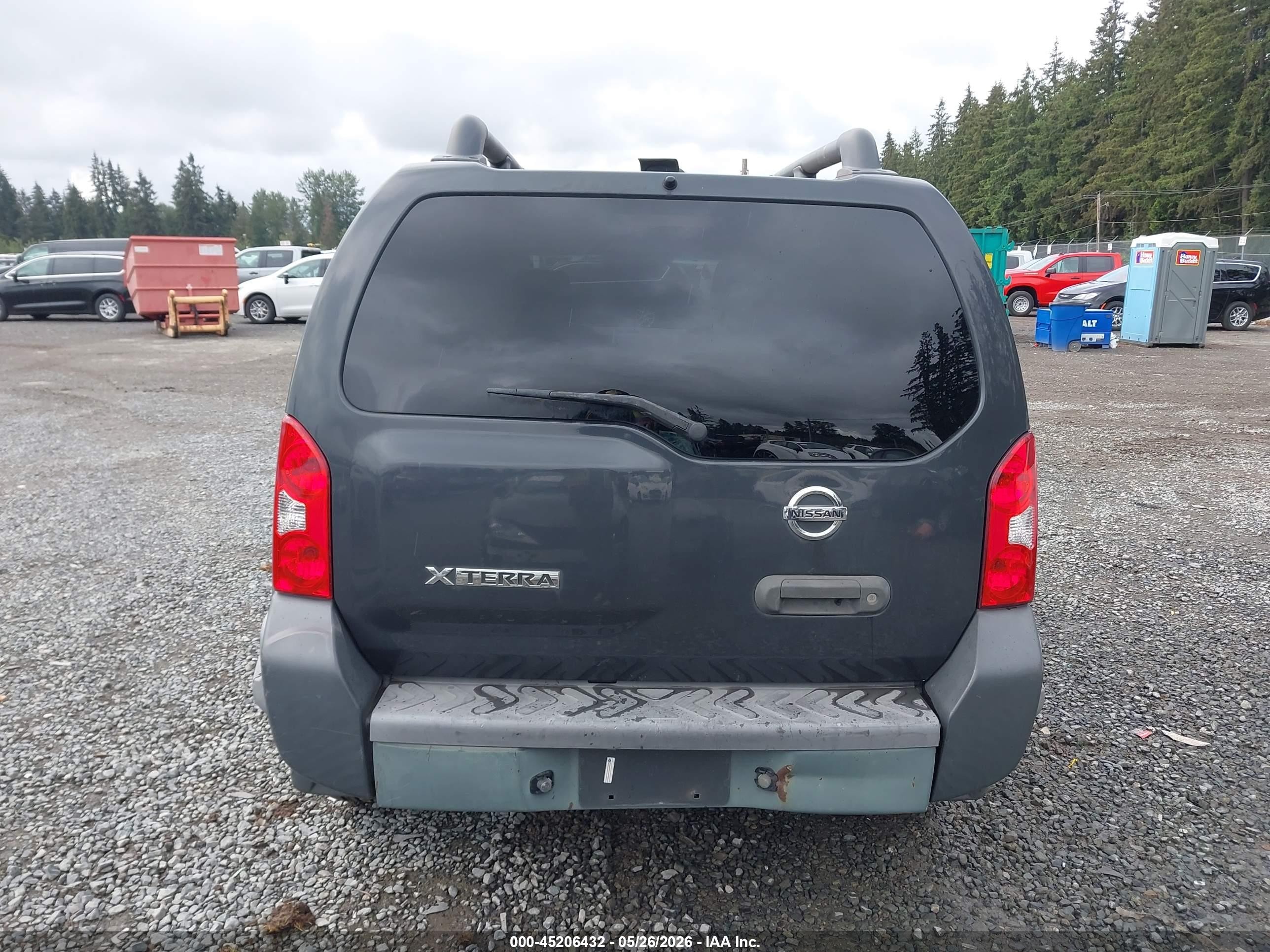 2007 Nissan Xterra S Gray vin: 5N1AN08W07C540306
