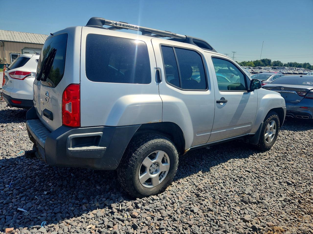 2008 Nissan Xterra X Silver vin: 5N1AN08W08C539691
