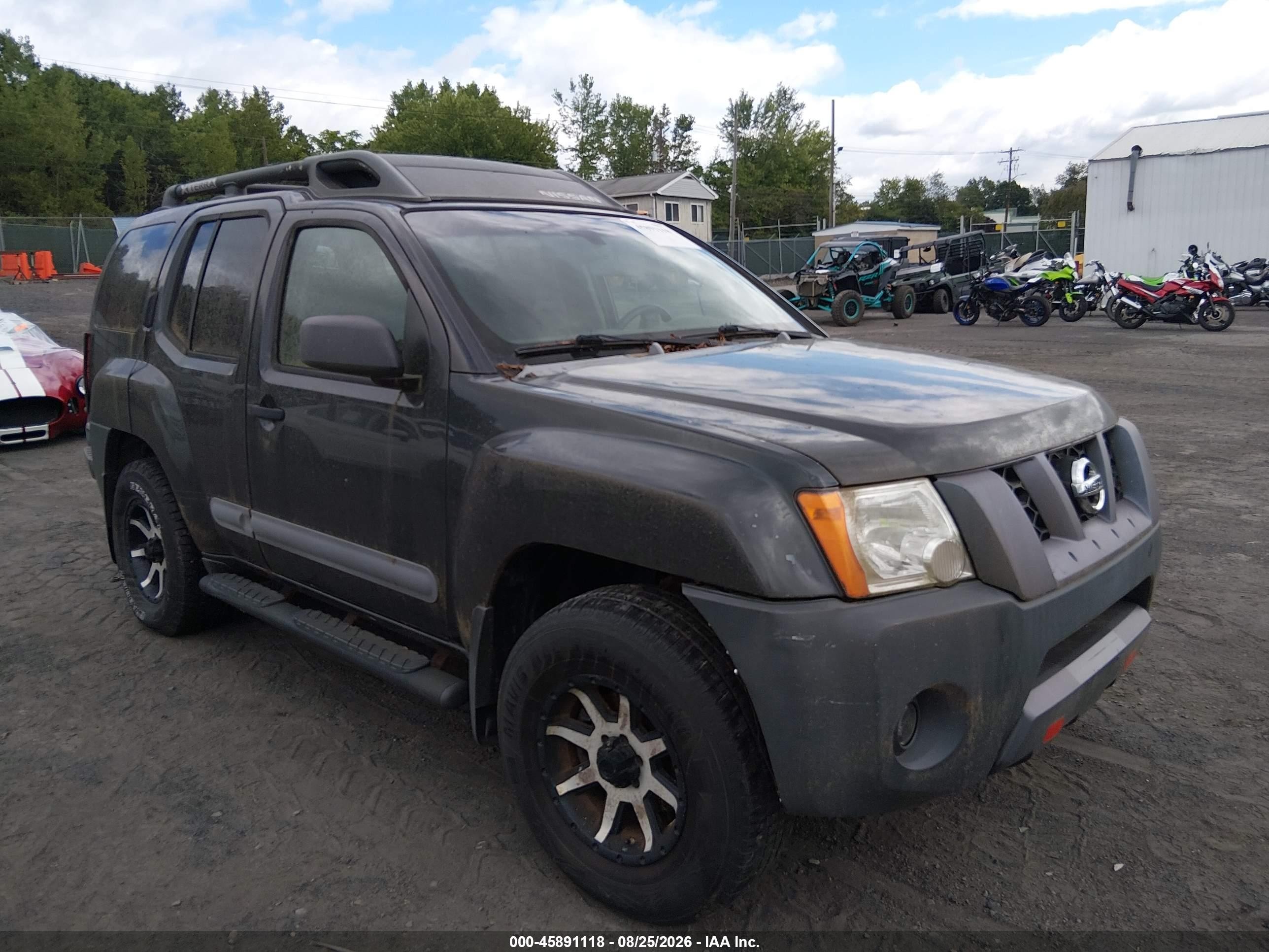 2005 Nissan Xterra S Gray vin: 5N1AN08W15C640699