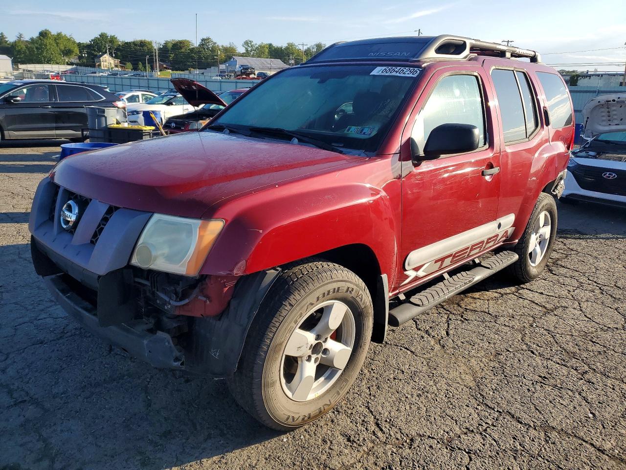 2006 Nissan Xterra X Red vin: 5N1AN08W16C508236