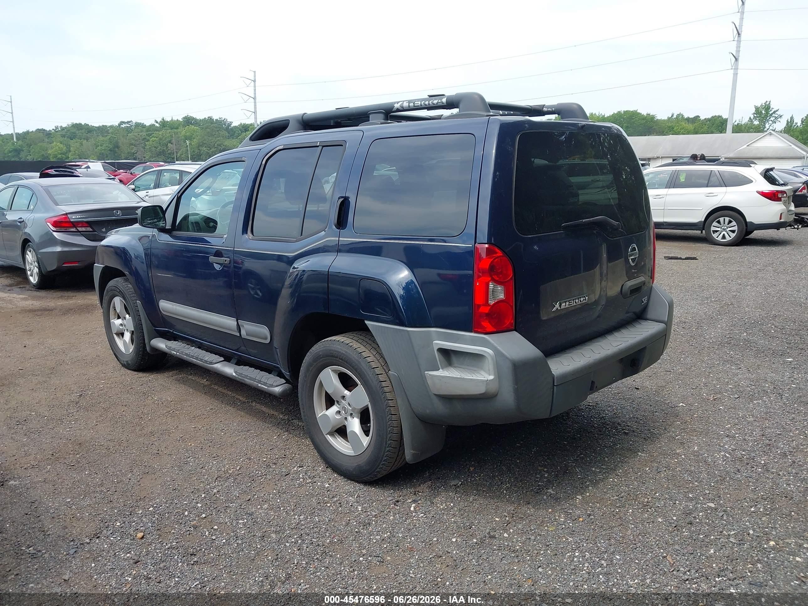 2006 Nissan Xterra Se Синий vin: 5N1AN08W16C528308