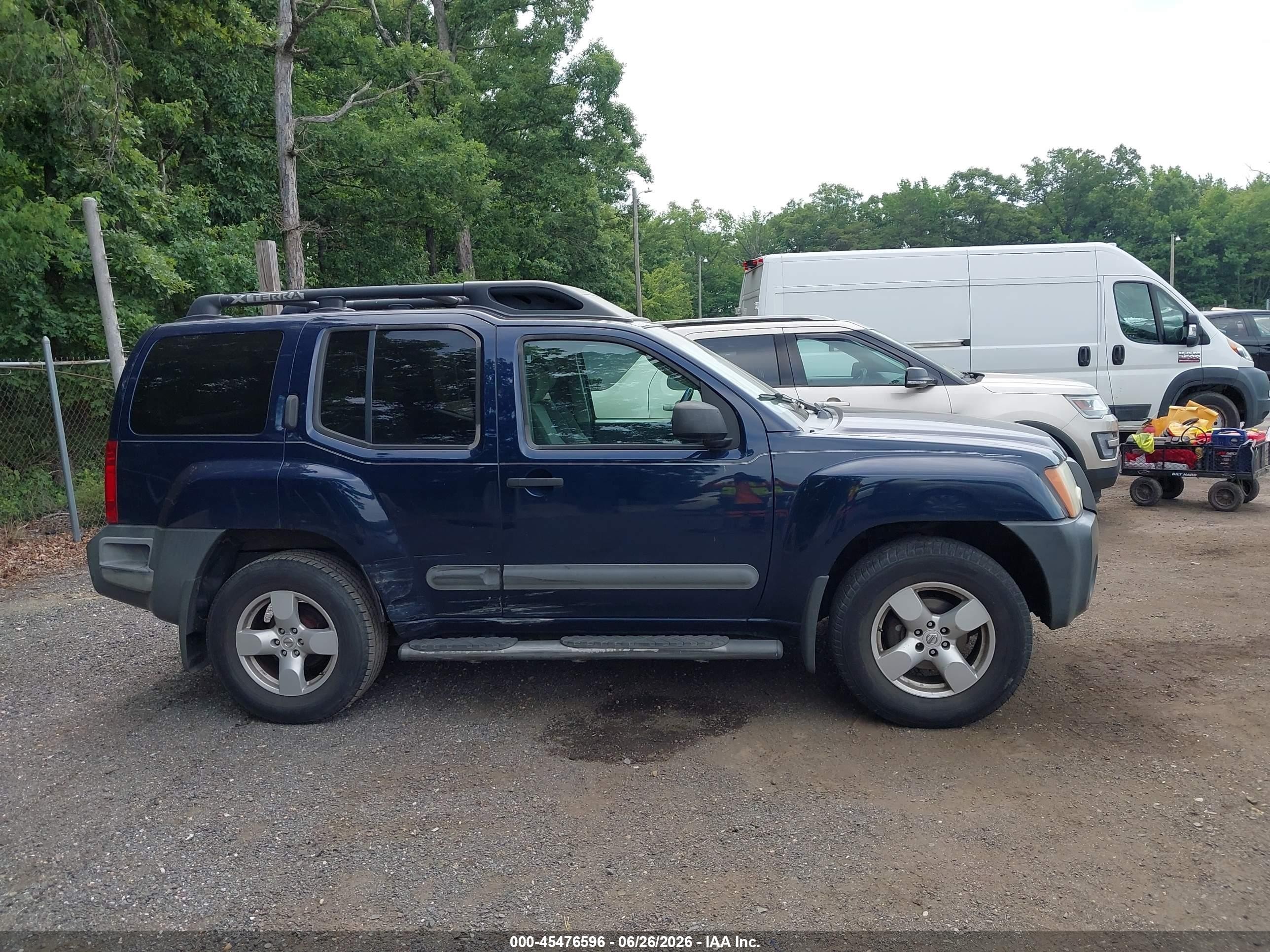 2006 Nissan Xterra Se Синий vin: 5N1AN08W16C528308