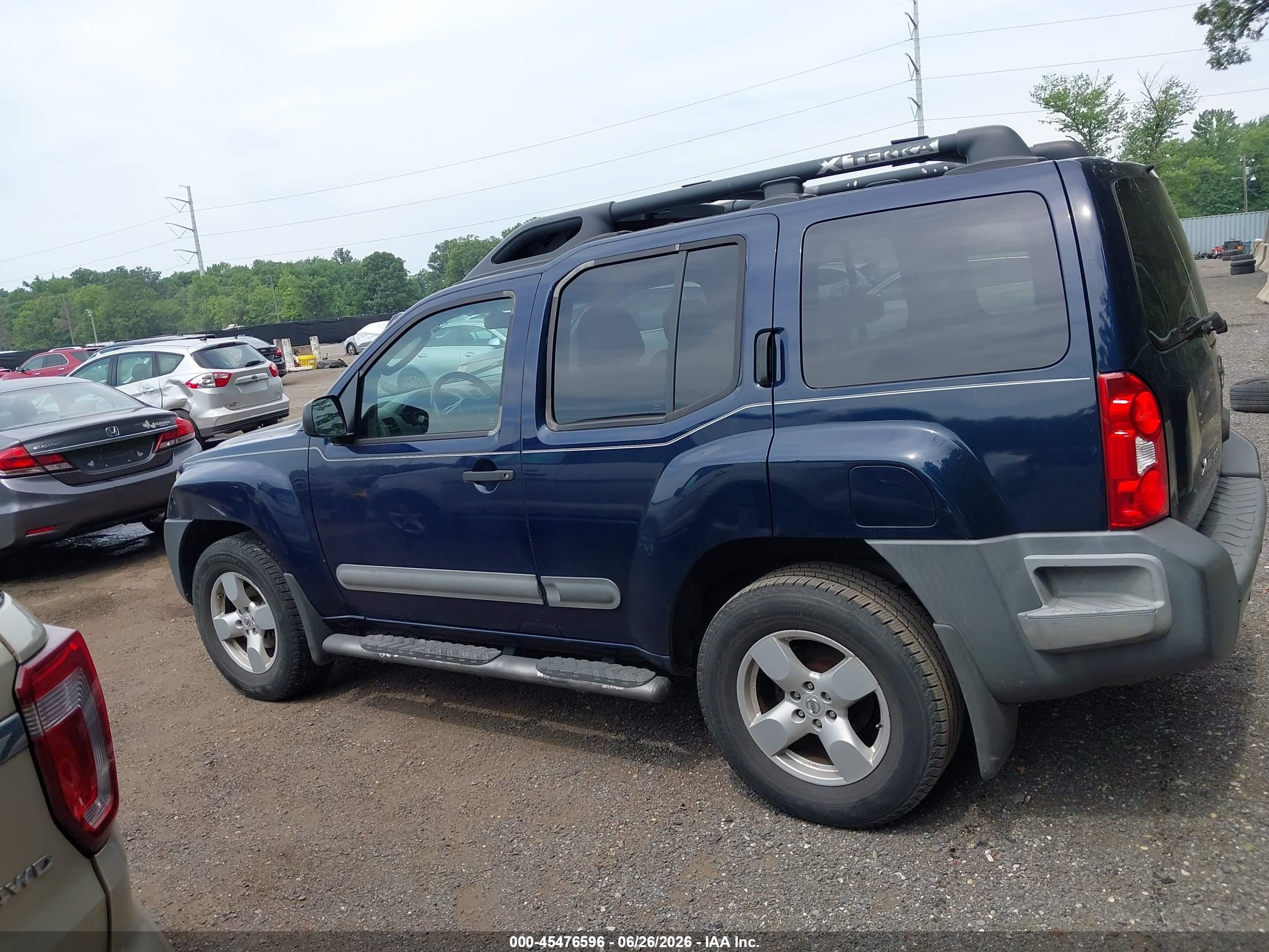 2006 Nissan Xterra Se Синий vin: 5N1AN08W16C528308