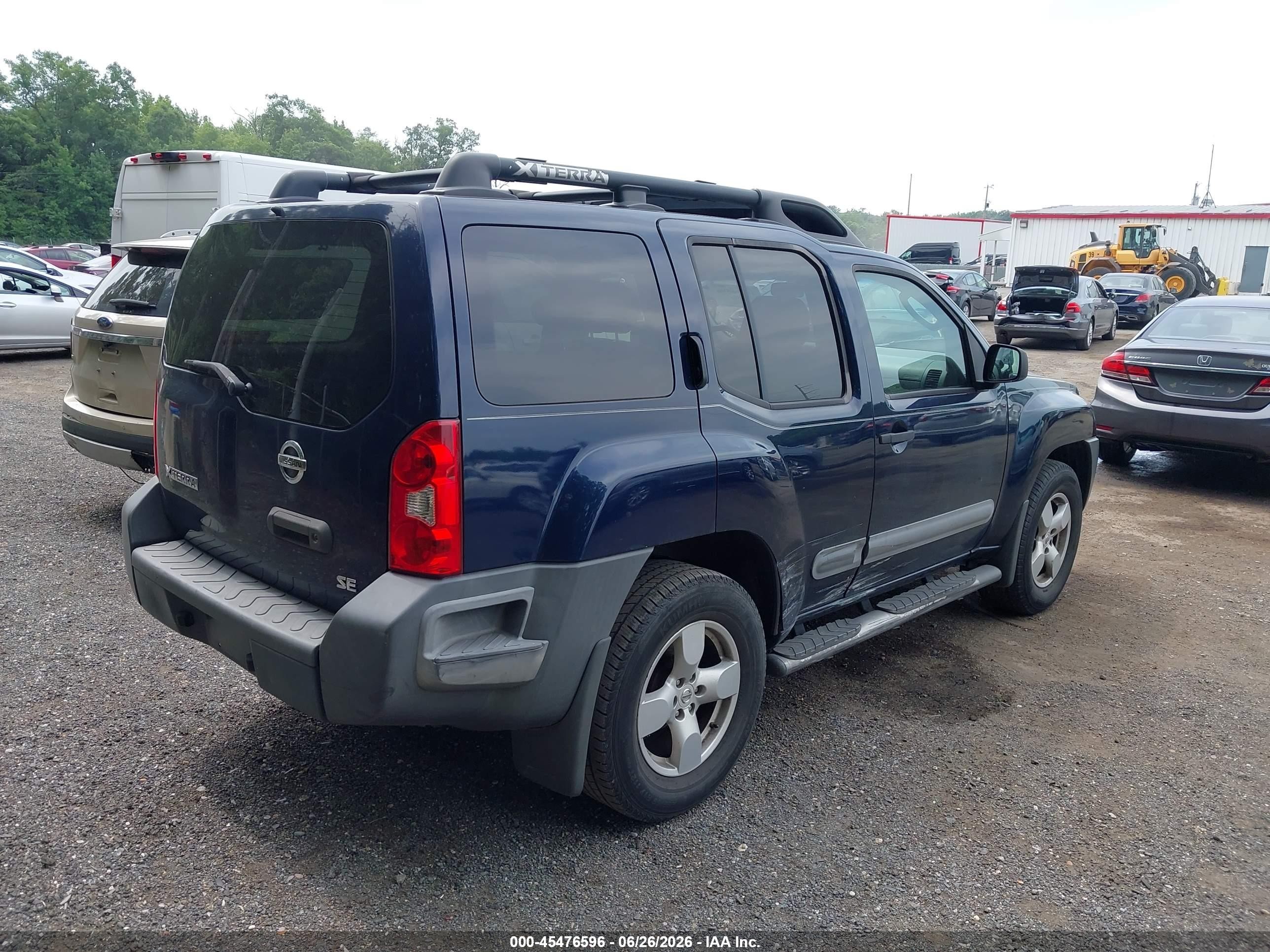 2006 Nissan Xterra Se Синий vin: 5N1AN08W16C528308