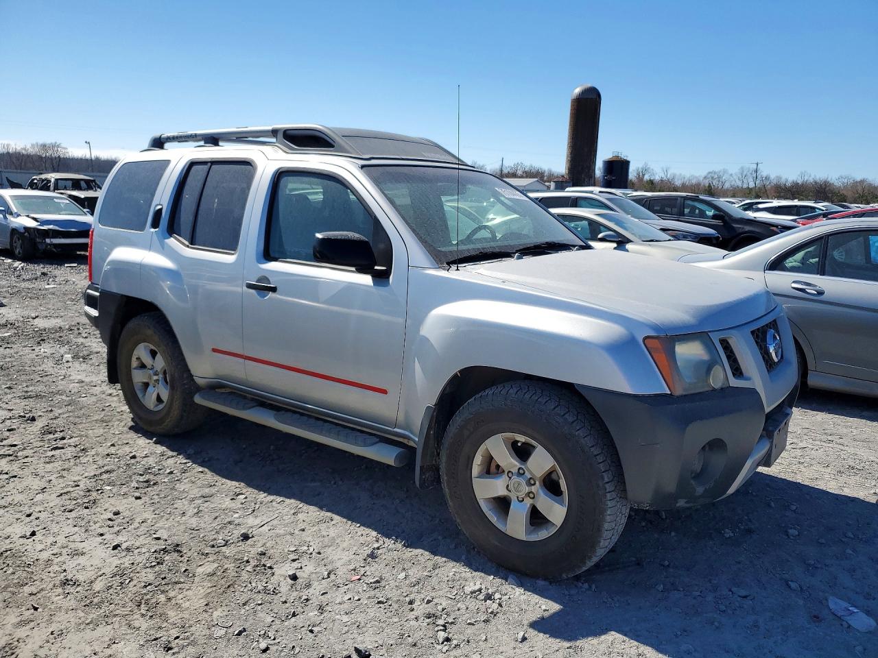 2009 Nissan Xterra Off Road Silver vin: 5N1AN08W19C508550