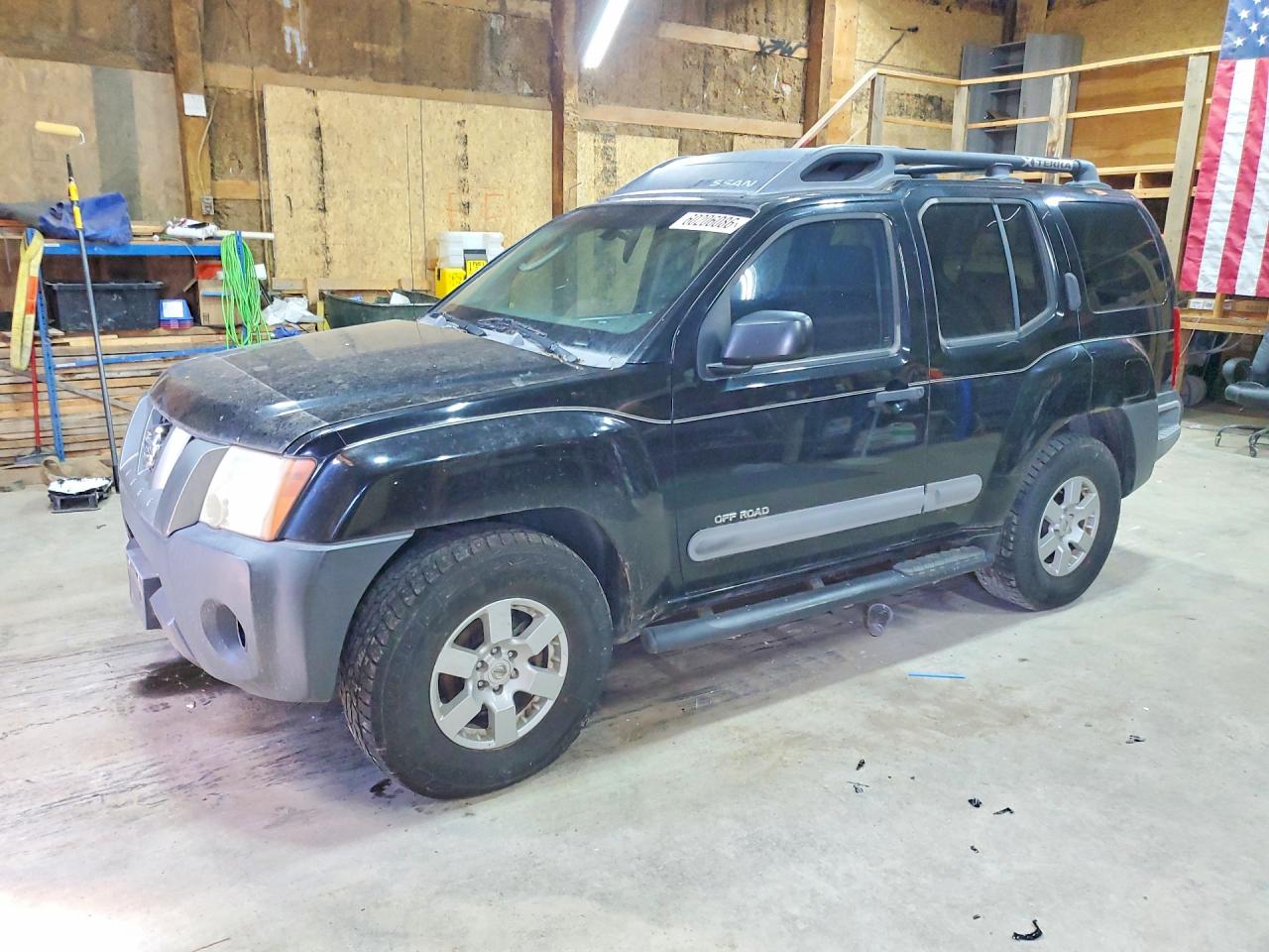 2005 Nissan Xterra S Черный vin: 5N1AN08W25C647404