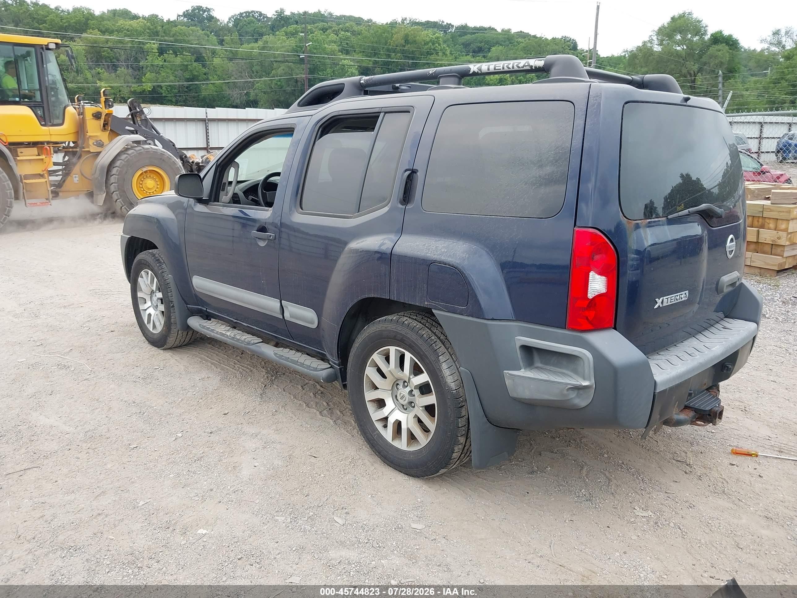 2006 Nissan Xterra S Blue vin: 5N1AN08W26C501229