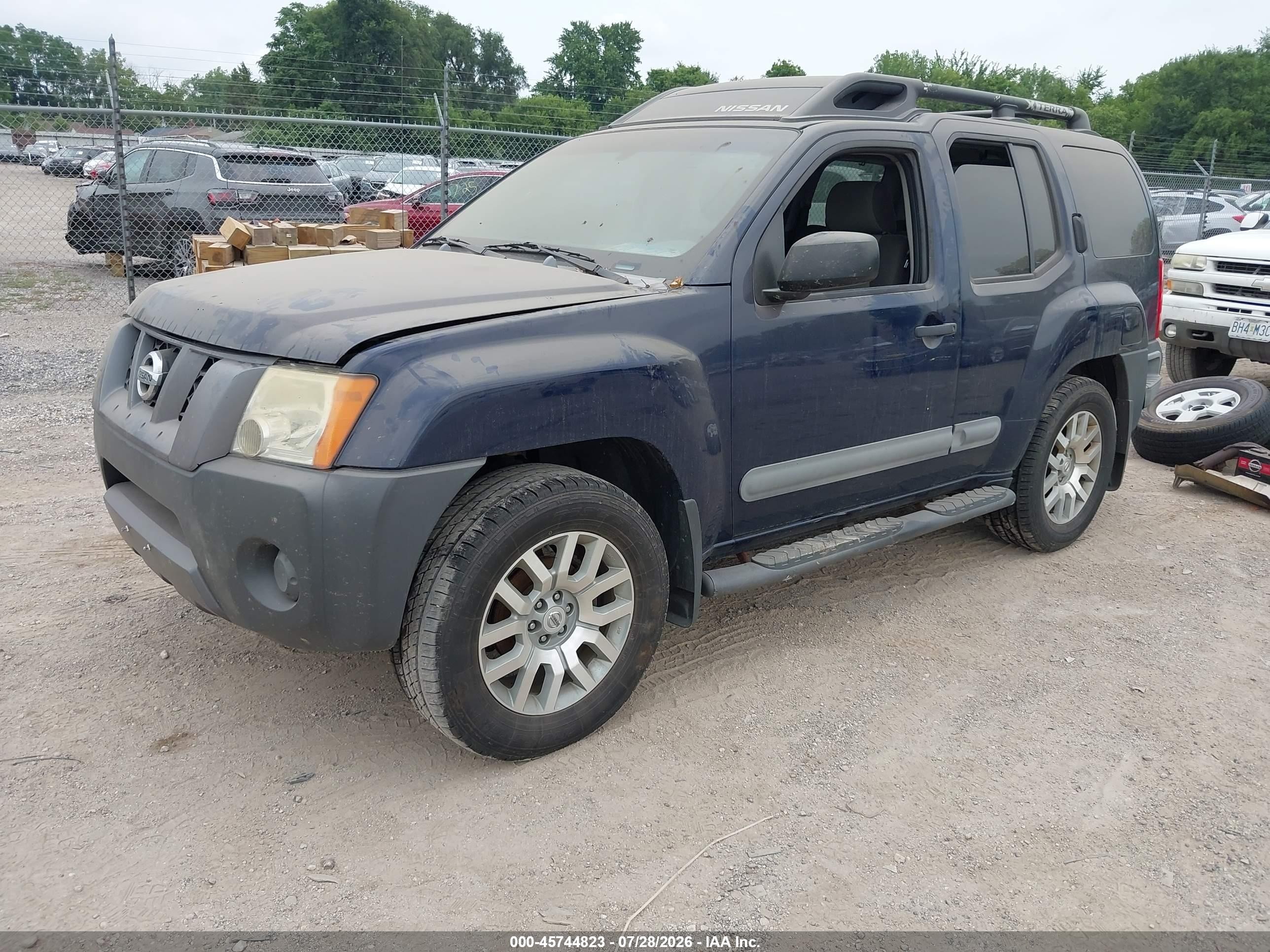 2006 Nissan Xterra S Blue vin: 5N1AN08W26C501229