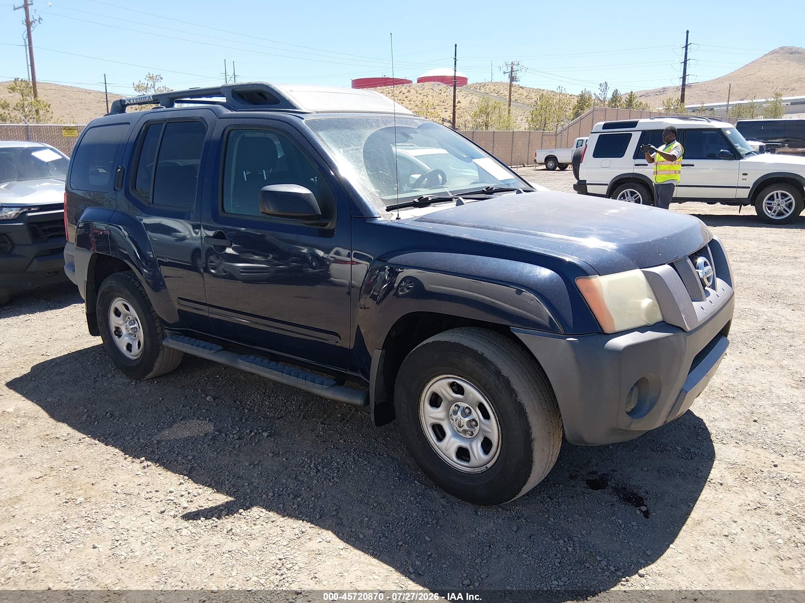 2006 Nissan Xterra X Blue vin: 5N1AN08W26C502512