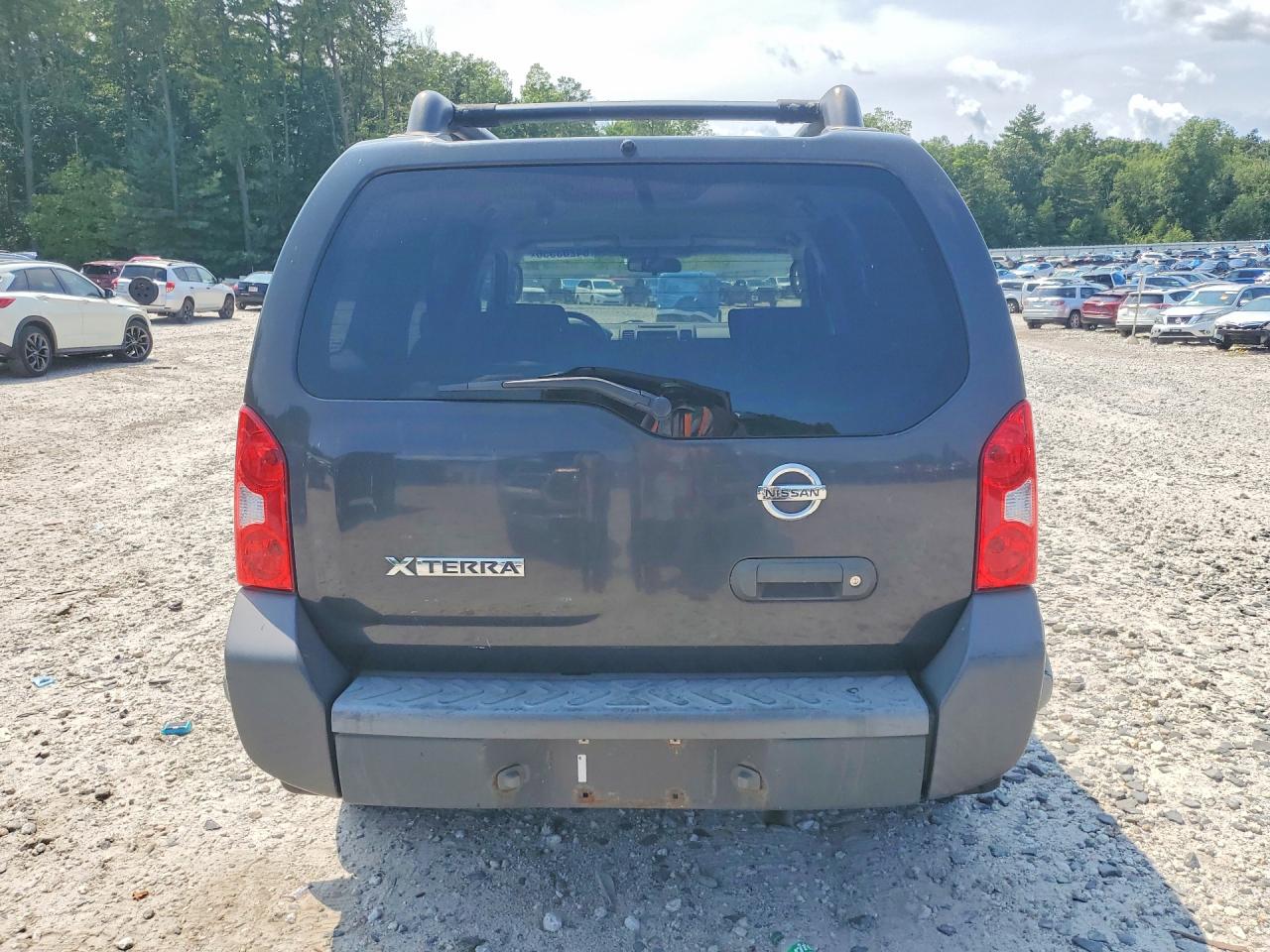 2006 Nissan Xterra X Gray vin: 5N1AN08W26C535381