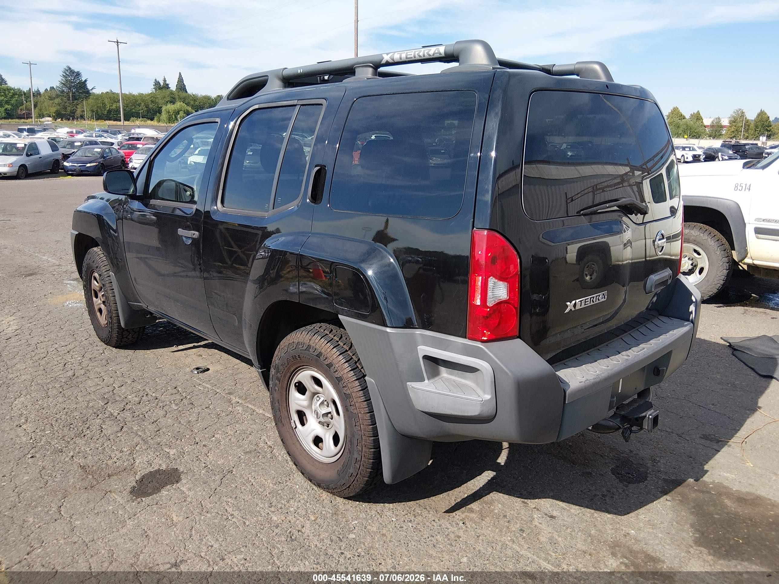 2006 Nissan Xterra X Черный vin: 5N1AN08W26C556036