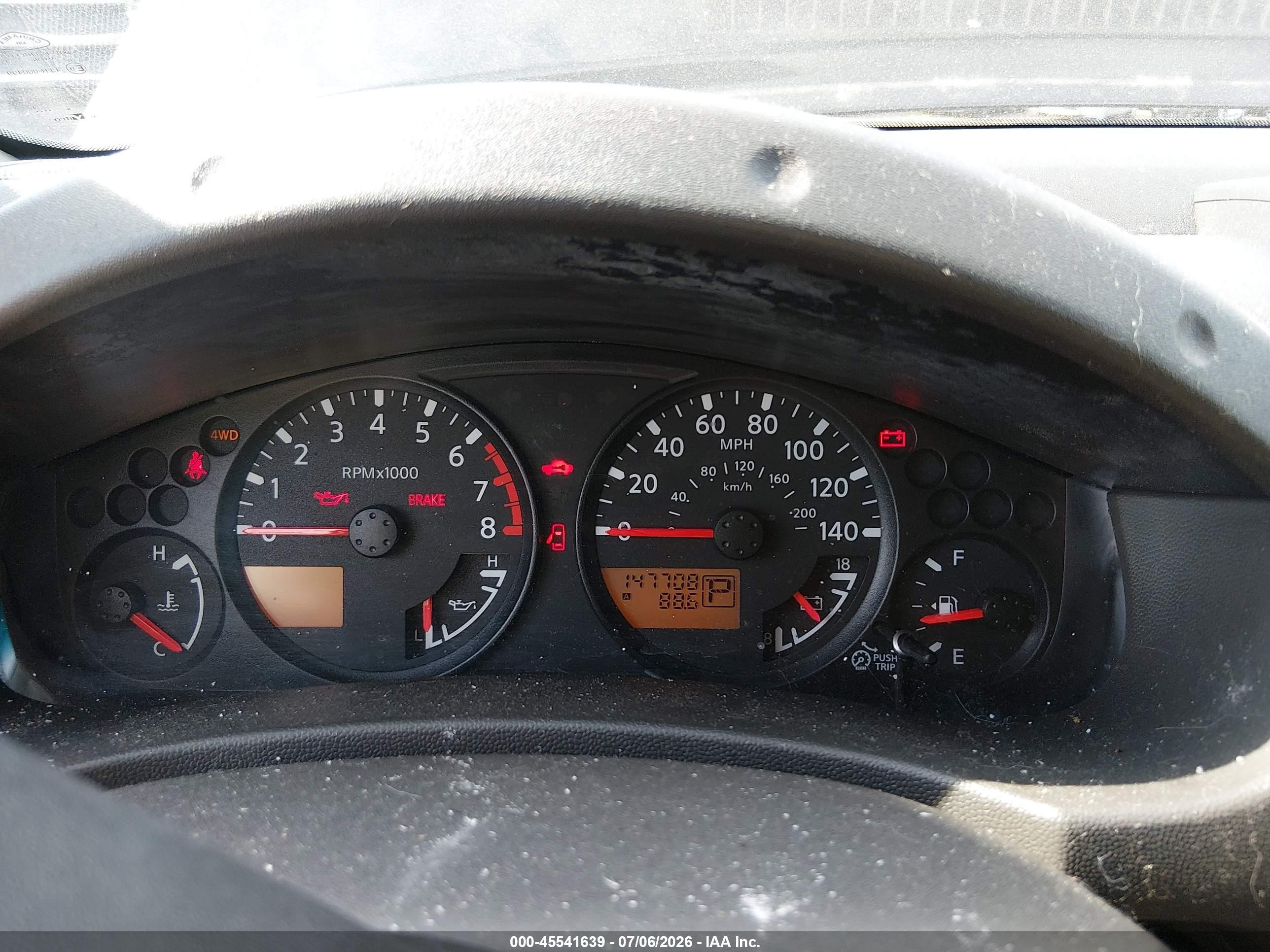 2006 Nissan Xterra X Черный vin: 5N1AN08W26C556036