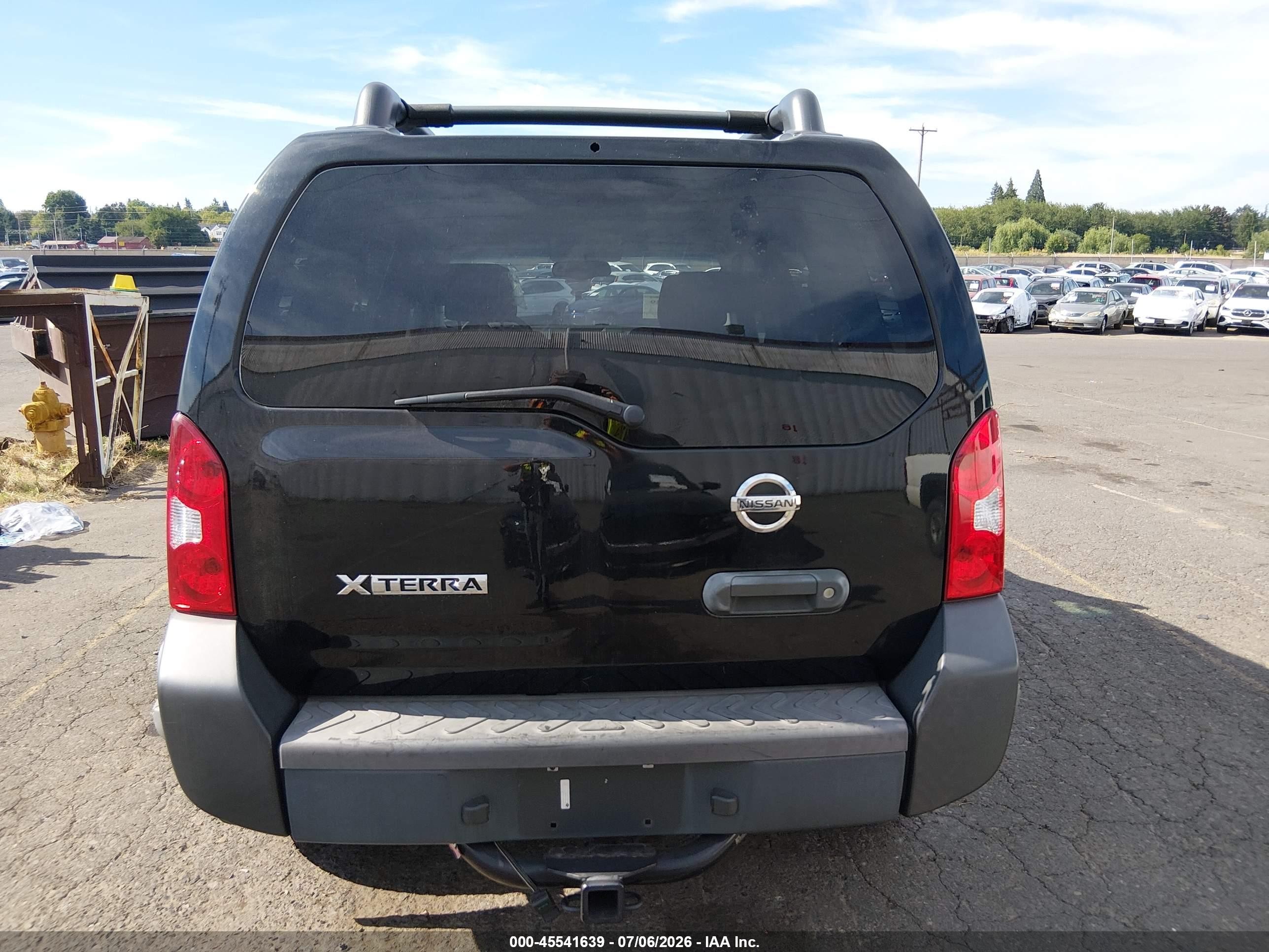 2006 Nissan Xterra X Черный vin: 5N1AN08W26C556036