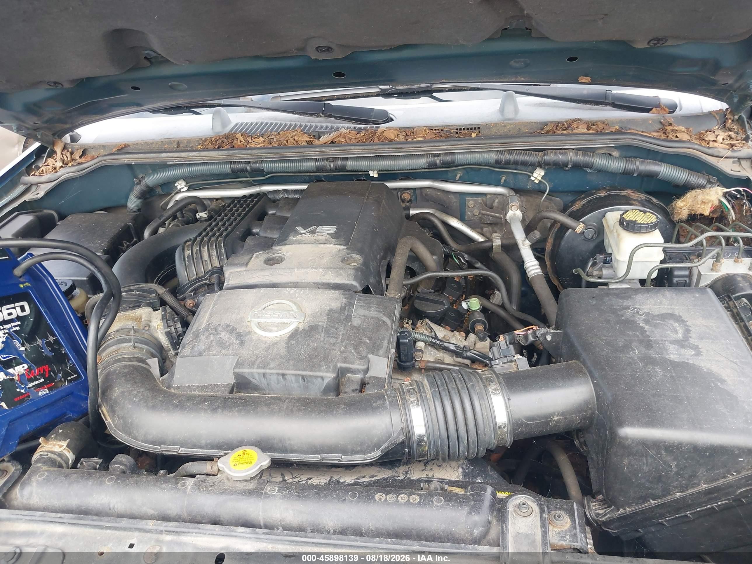 2007 Nissan Xterra S Синий vin: 5N1AN08W27C503760