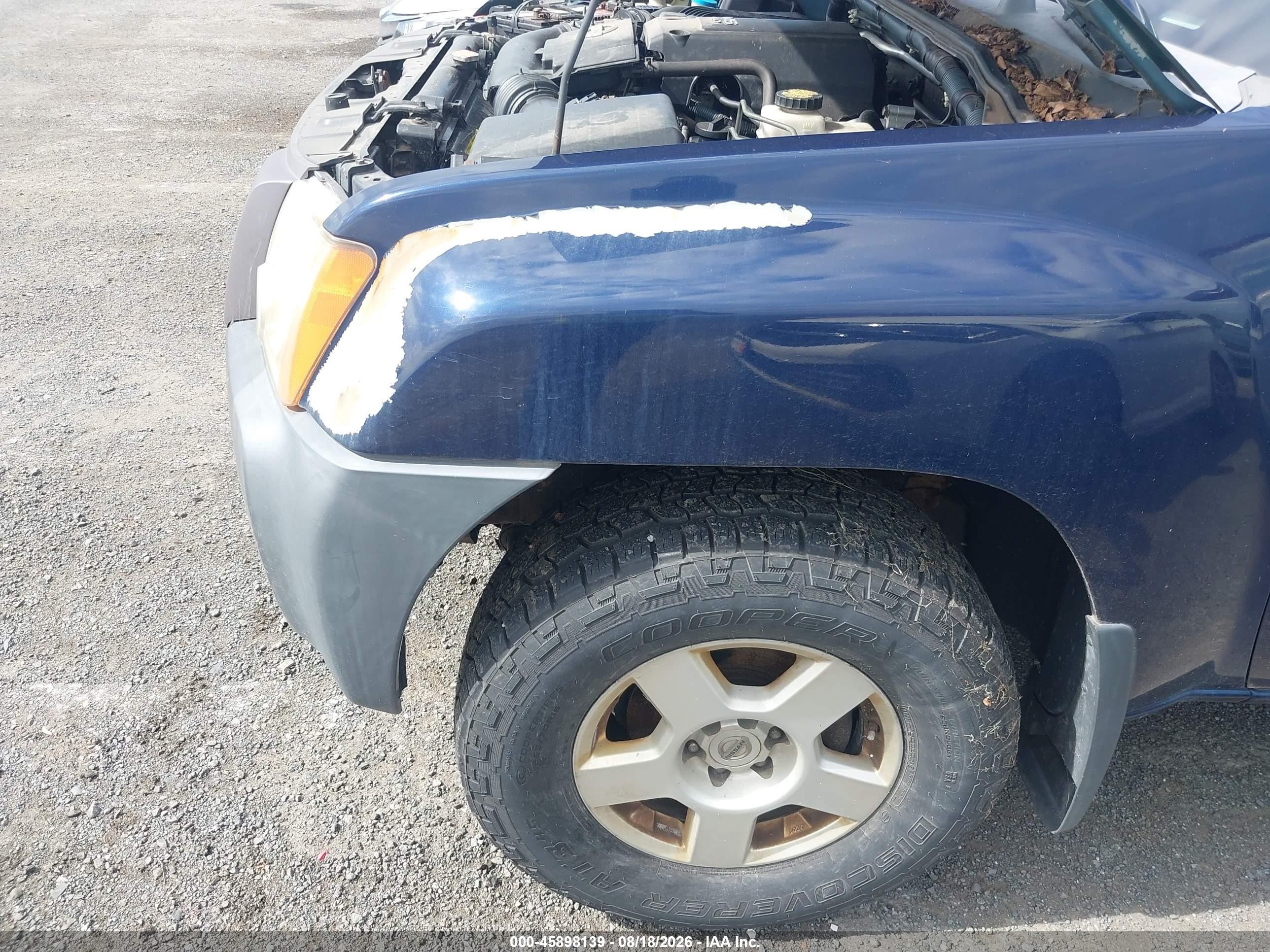 2007 Nissan Xterra S Синий vin: 5N1AN08W27C503760
