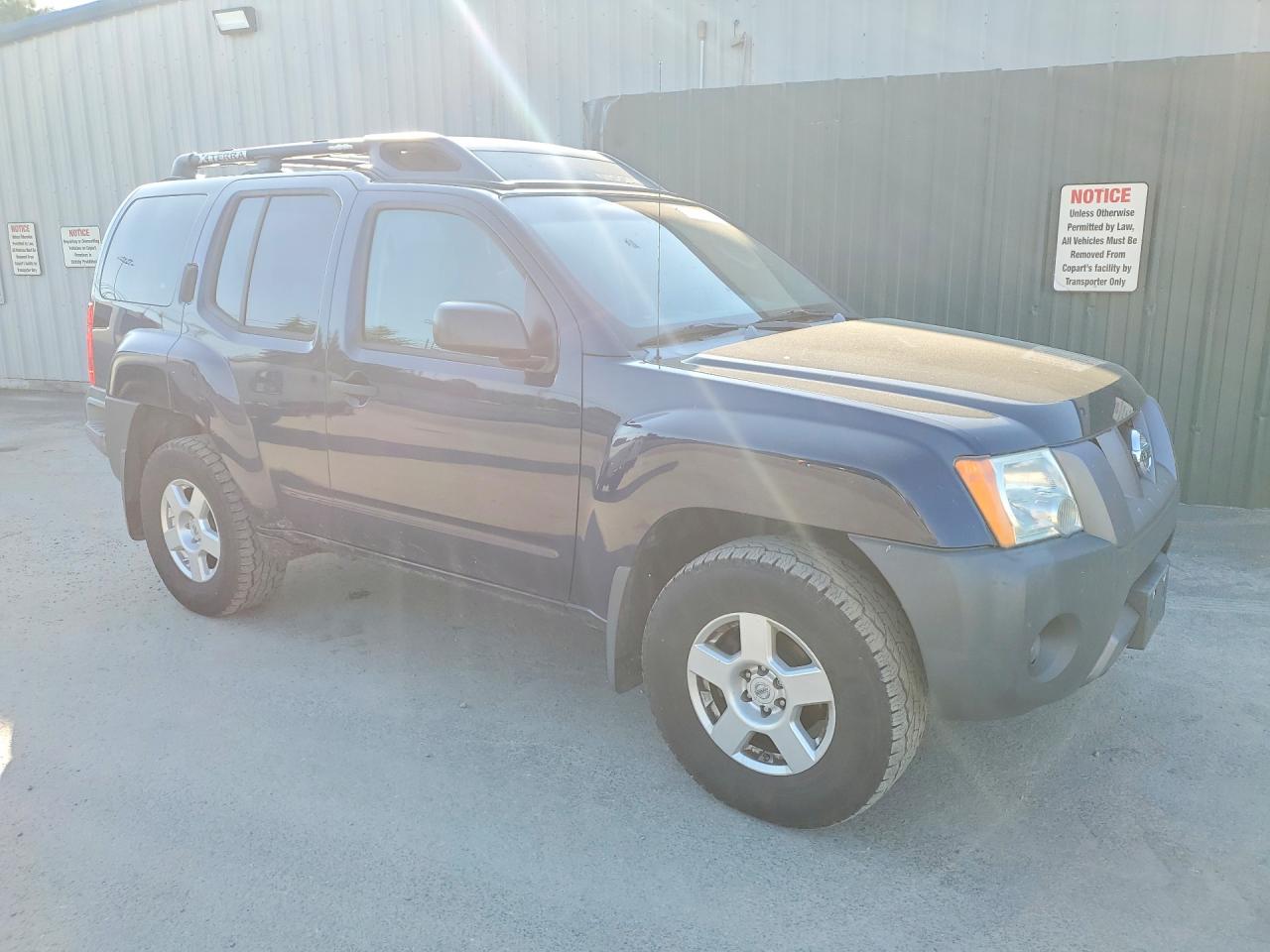 2007 Nissan Xterra X Blue vin: 5N1AN08W27C507646